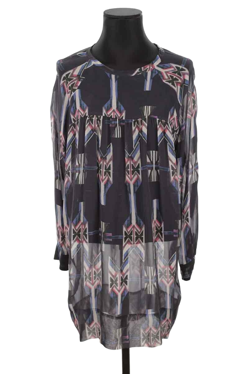 Silk dress ISABEL MARANT - Seconde Main Black