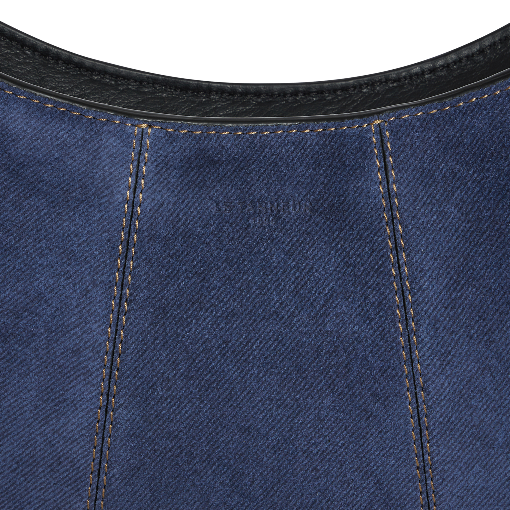 Sac à main en cuir LE TANNEUR Bleu