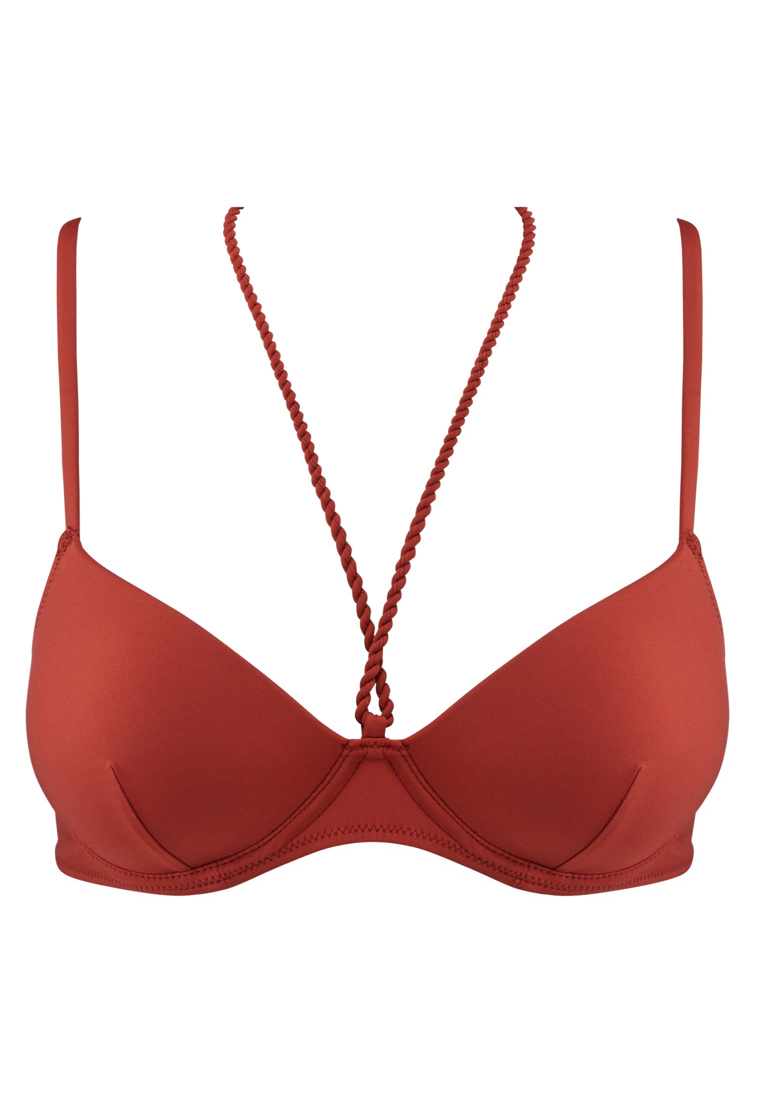 Bikini top with push-up cups AUBADE Red