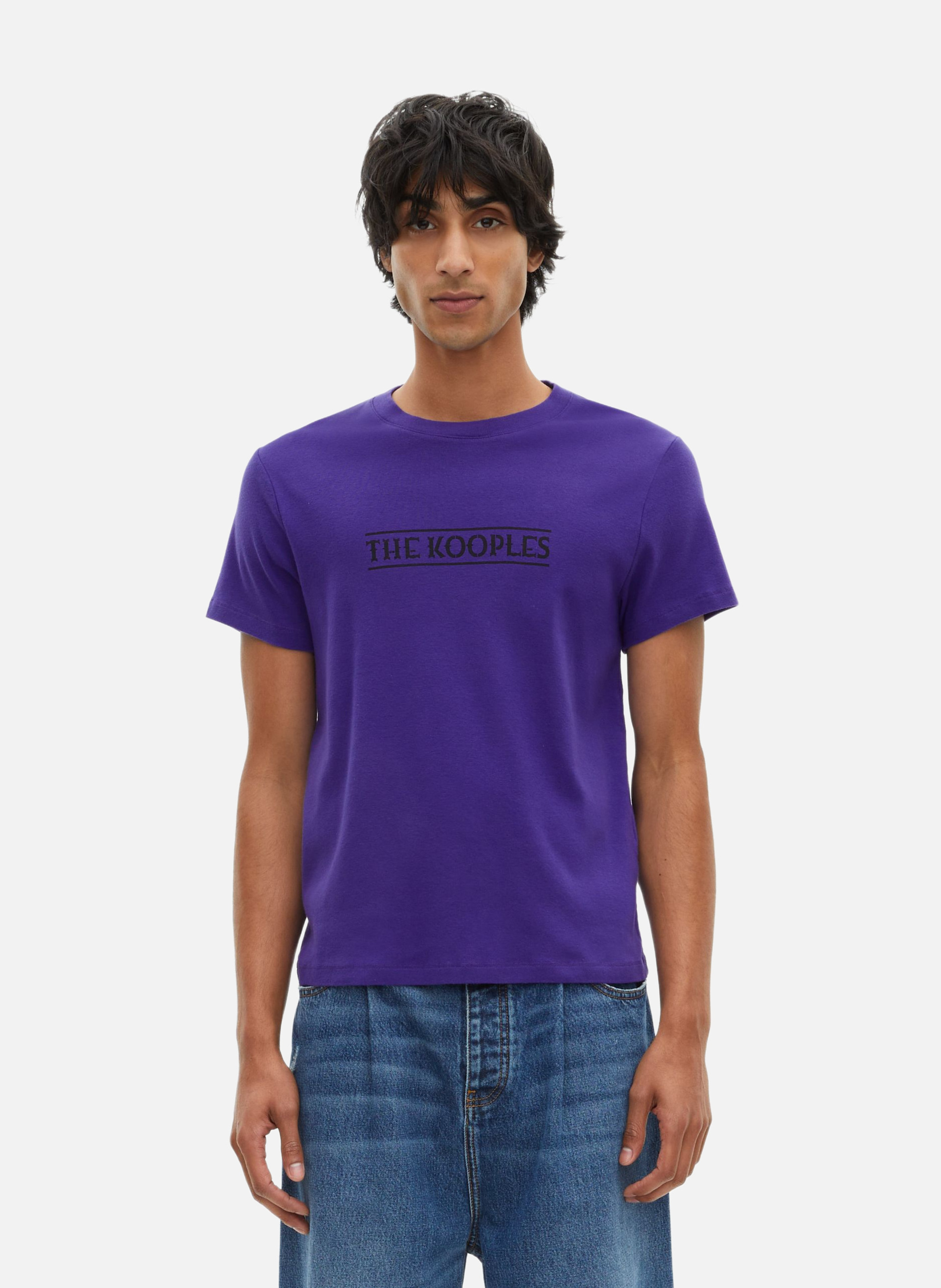 T-shirt with print THE KOOPLES Purple