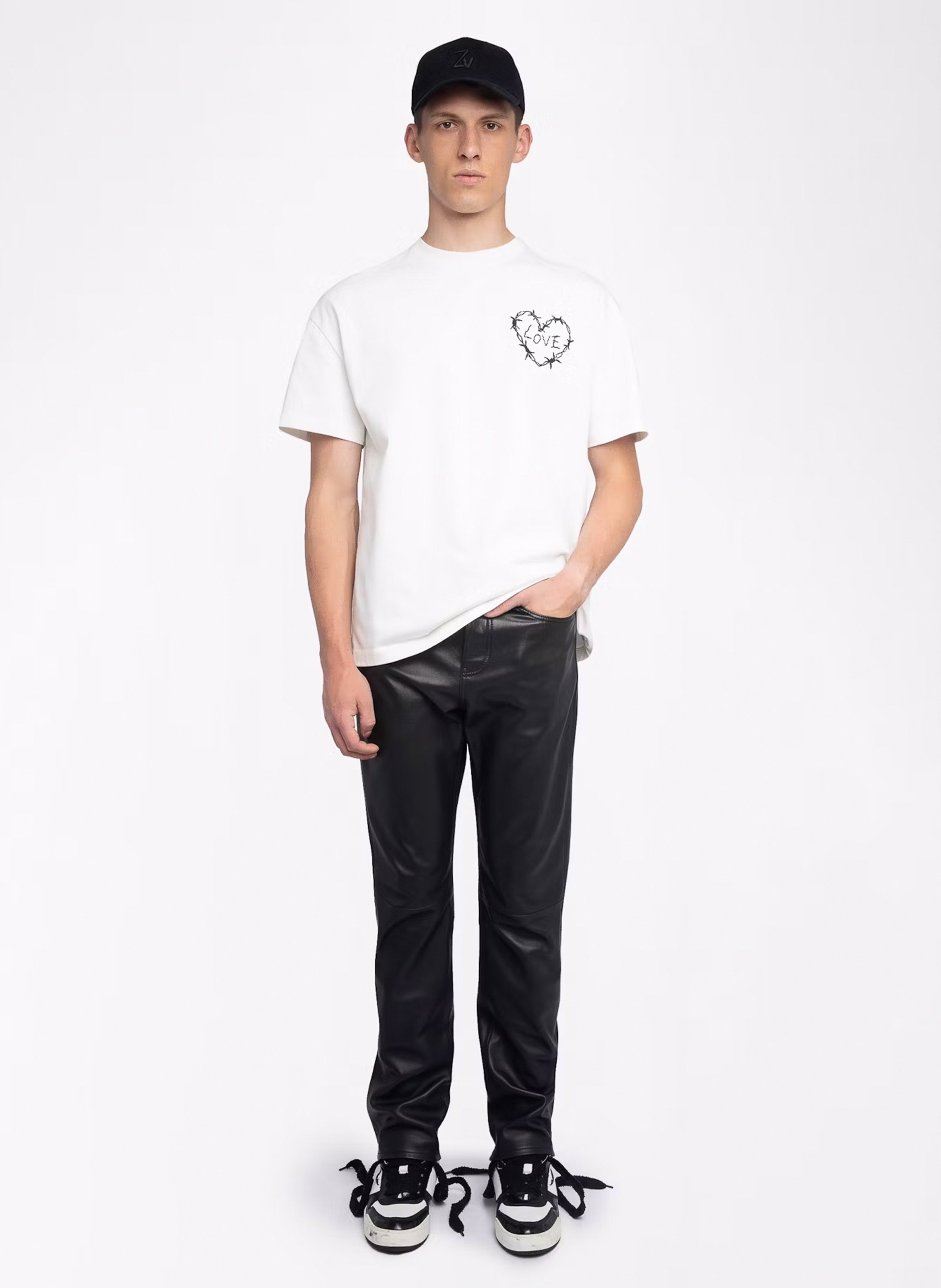 Tee-shirt oversize en coton ZADIG&amp;VOLTAIRE Blanc