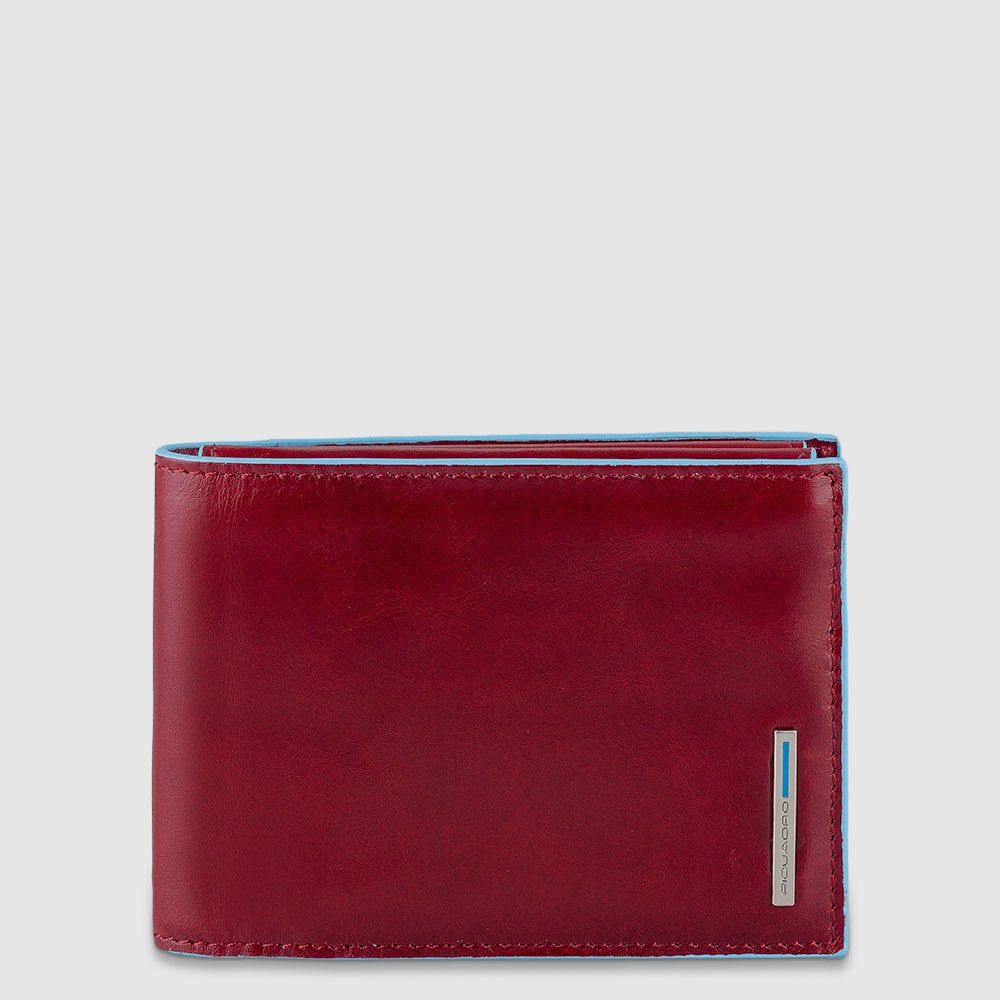 Babylon leather wallet PIQUADRO Red
