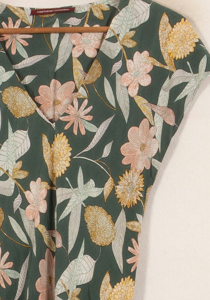 Midi dress COMPTOIR DES COTONNIERS - Seconde main Multicolored