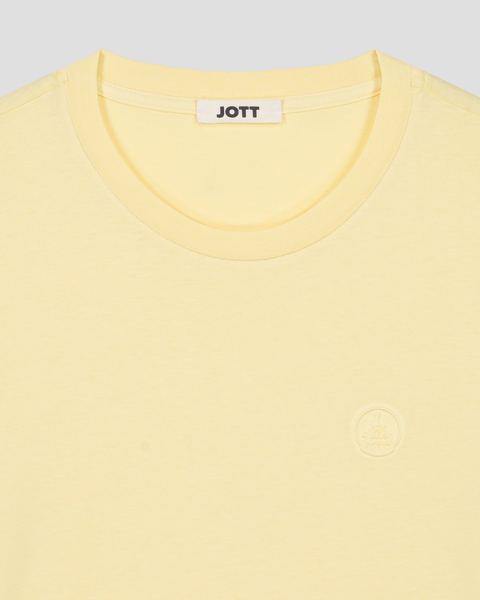 Men's round neck cotton Pedro t-shirt JOTT Yellow