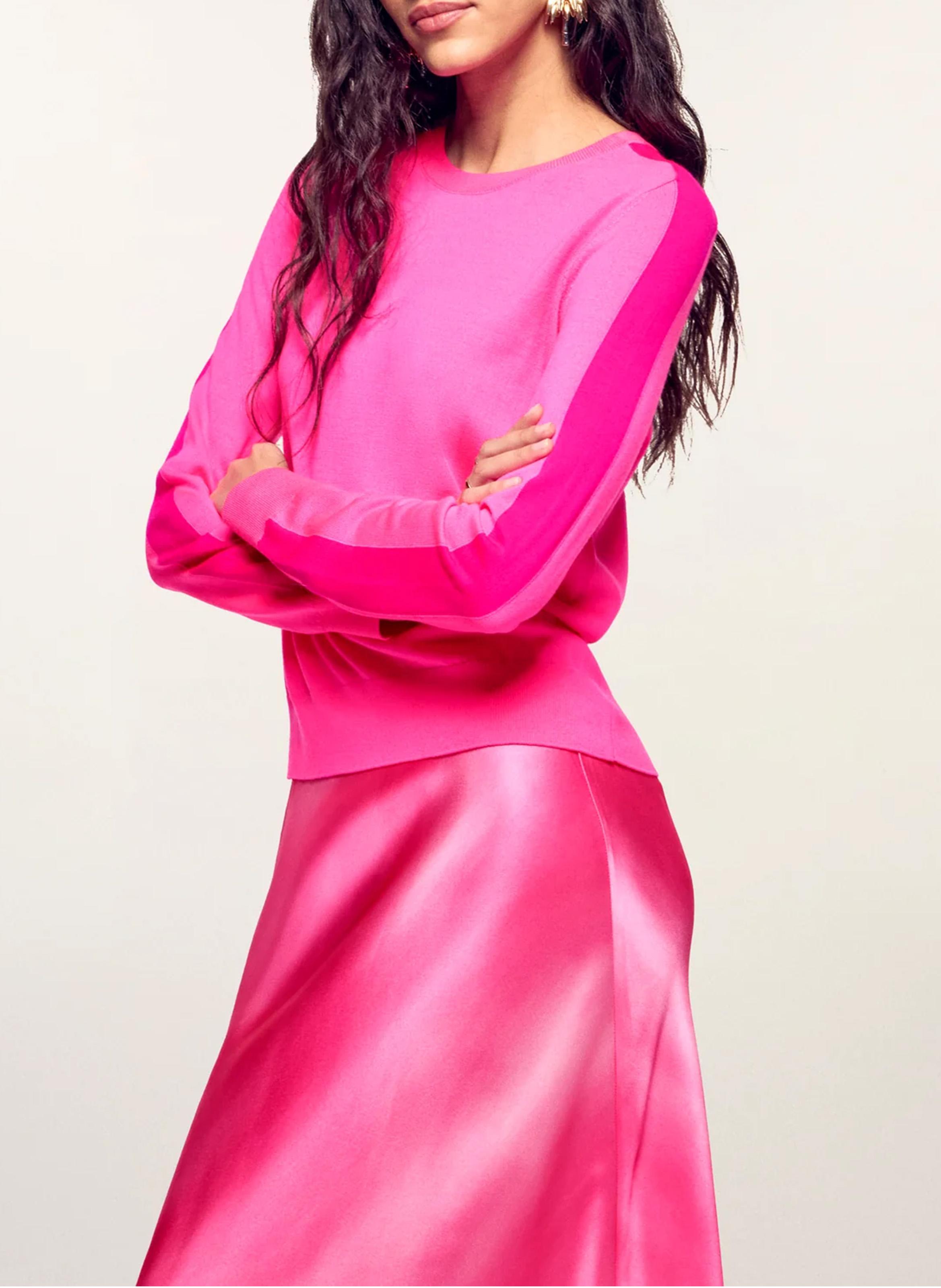 Pull court manches longues en laine FROM FUTURE