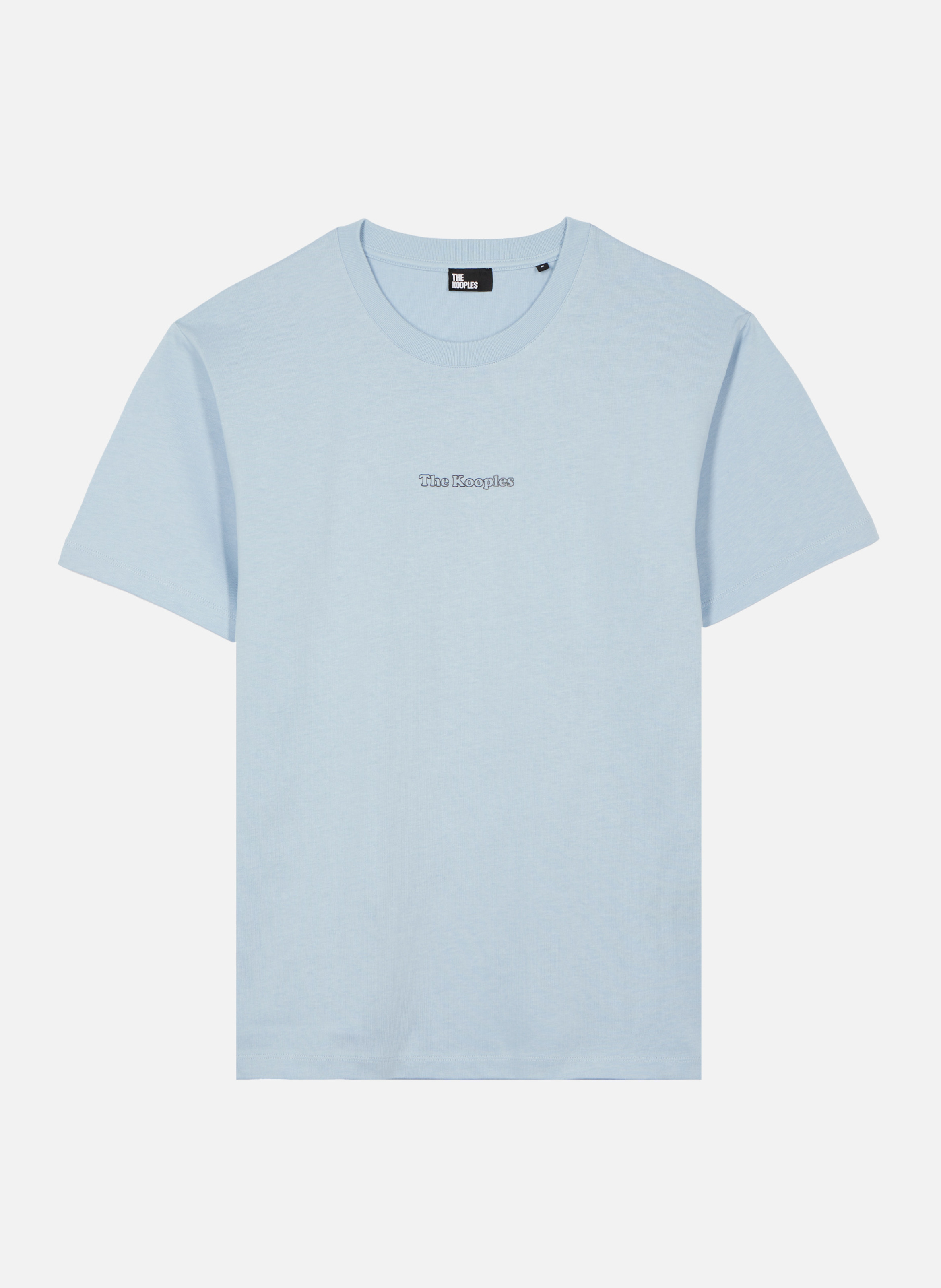 T-shirt with cut-out logo THE KOOPLES Blue