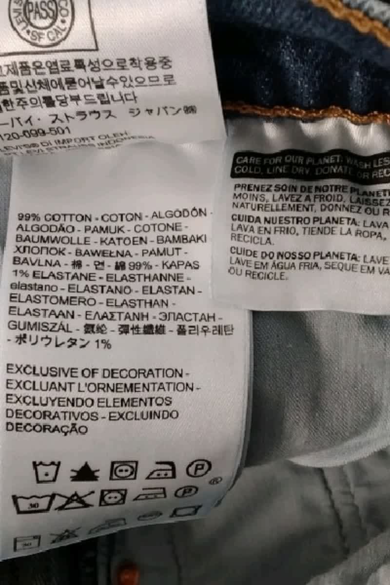 Short LEVI'S - Seconde main Bleu