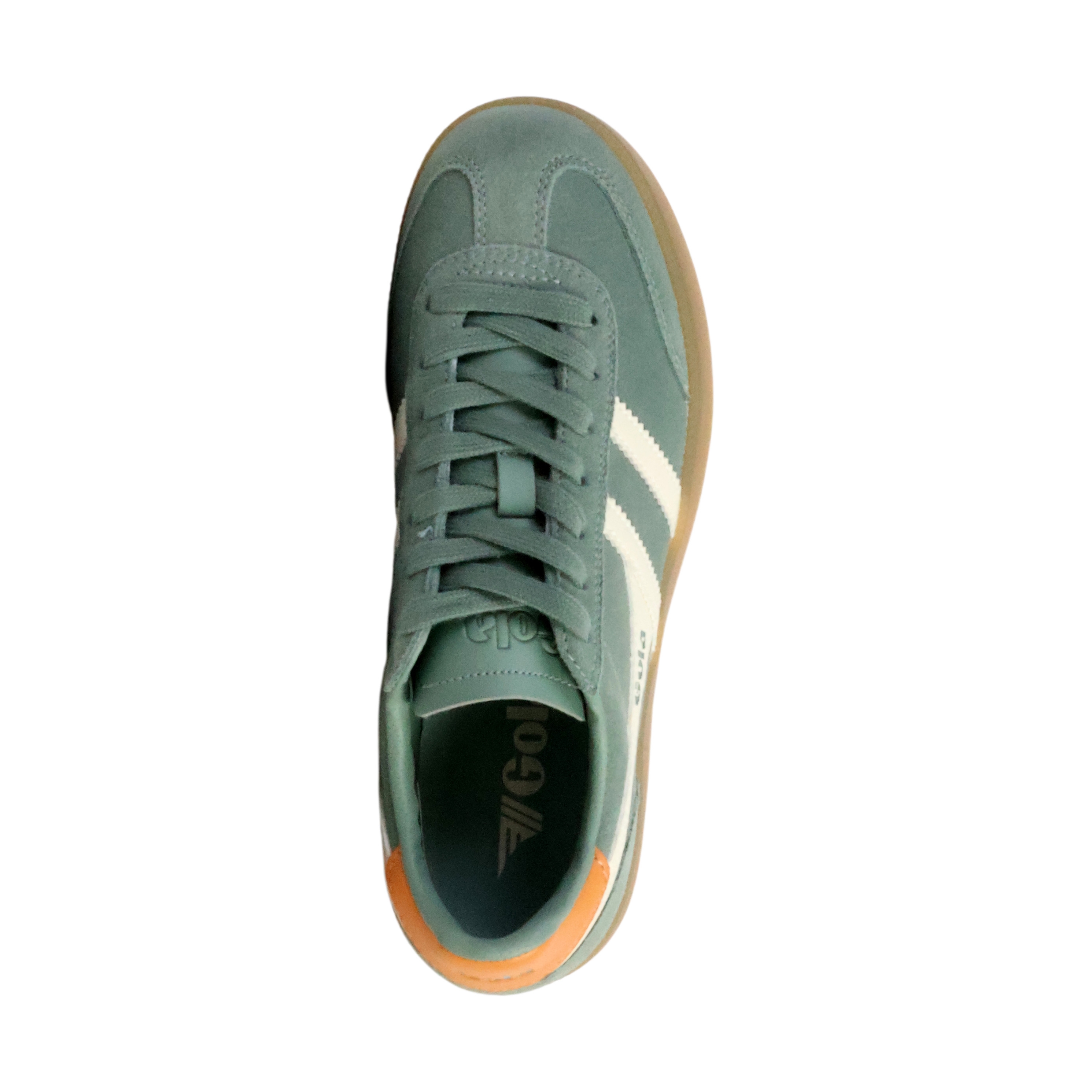 Leather basket sneaker Green