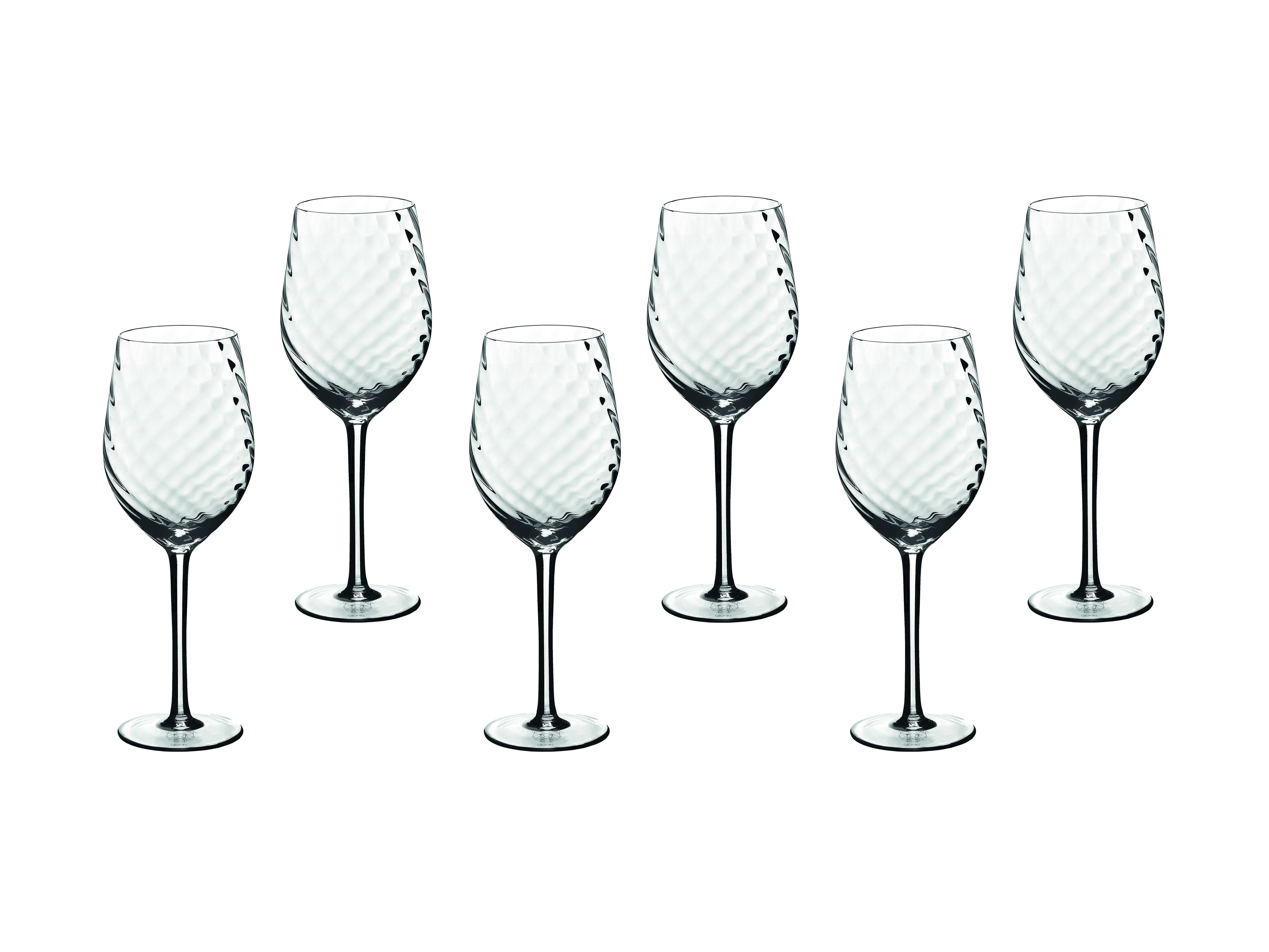 Verre à pied 36cl sten - 6 pièces BJORN Transparent