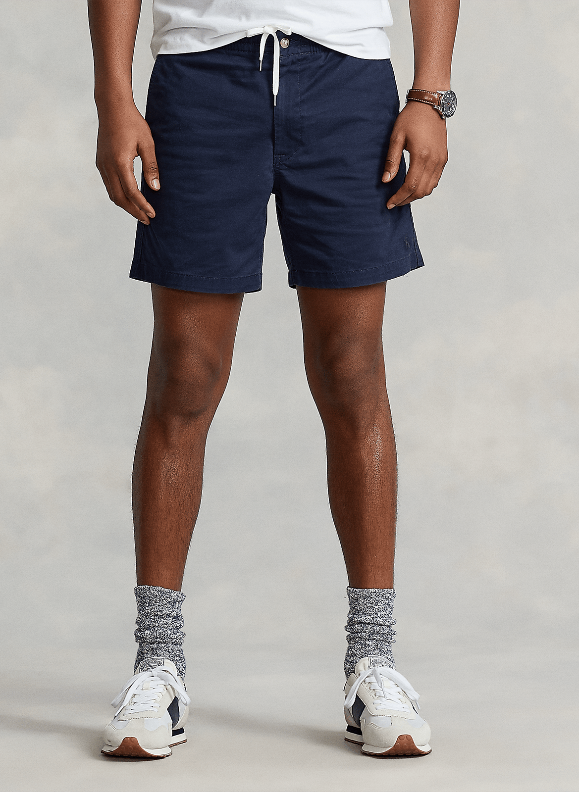 Shorts aus Baumwoll-Mix POLO RALPH LAUREN Blau