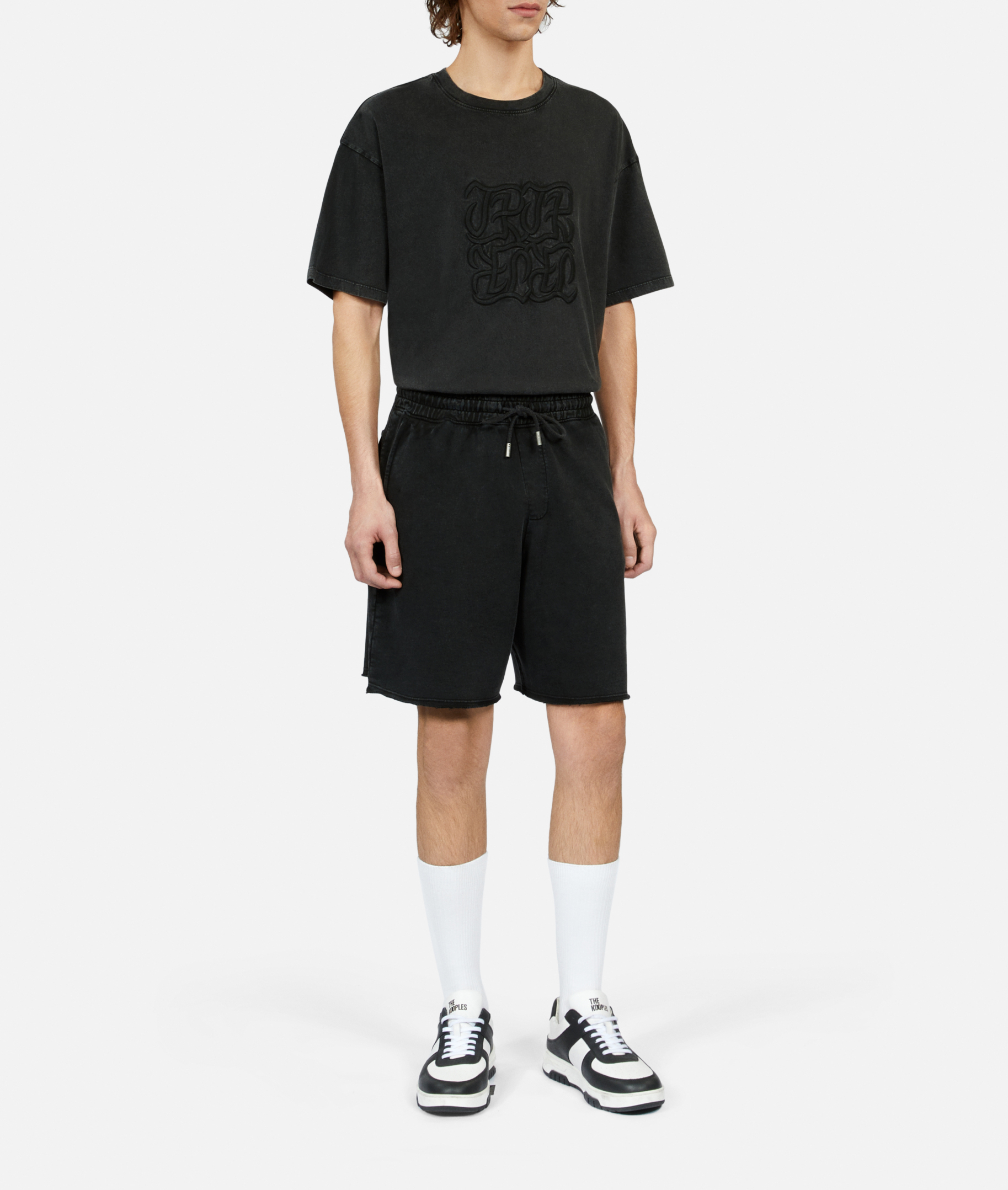 Recht, katoenen short THE KOOPLES Zwart