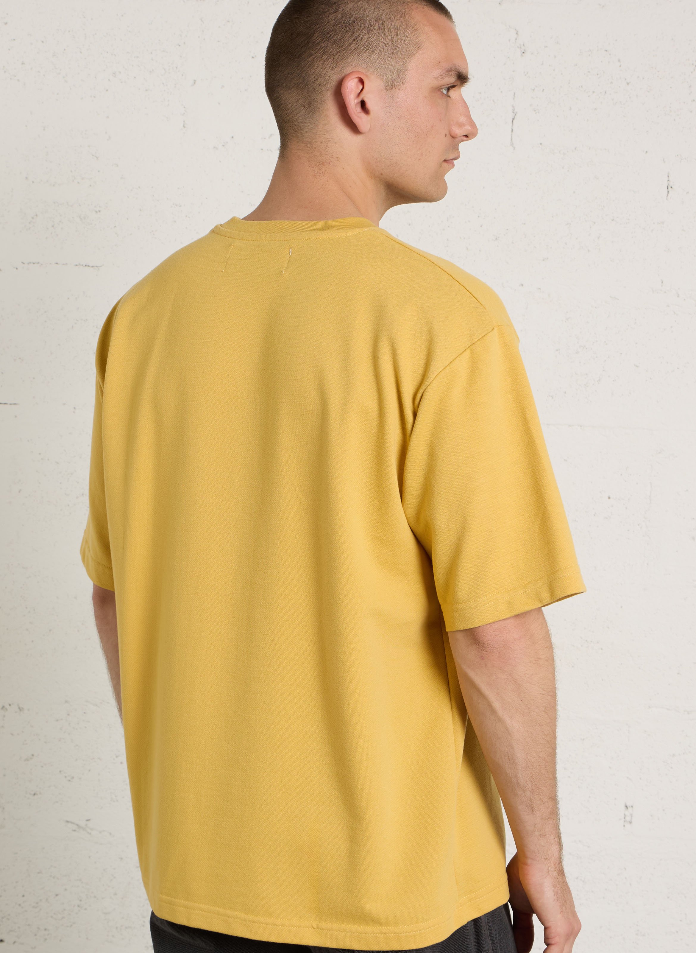 Straight fit short-sleeve plain T-shirt CHEVIGNON Brown