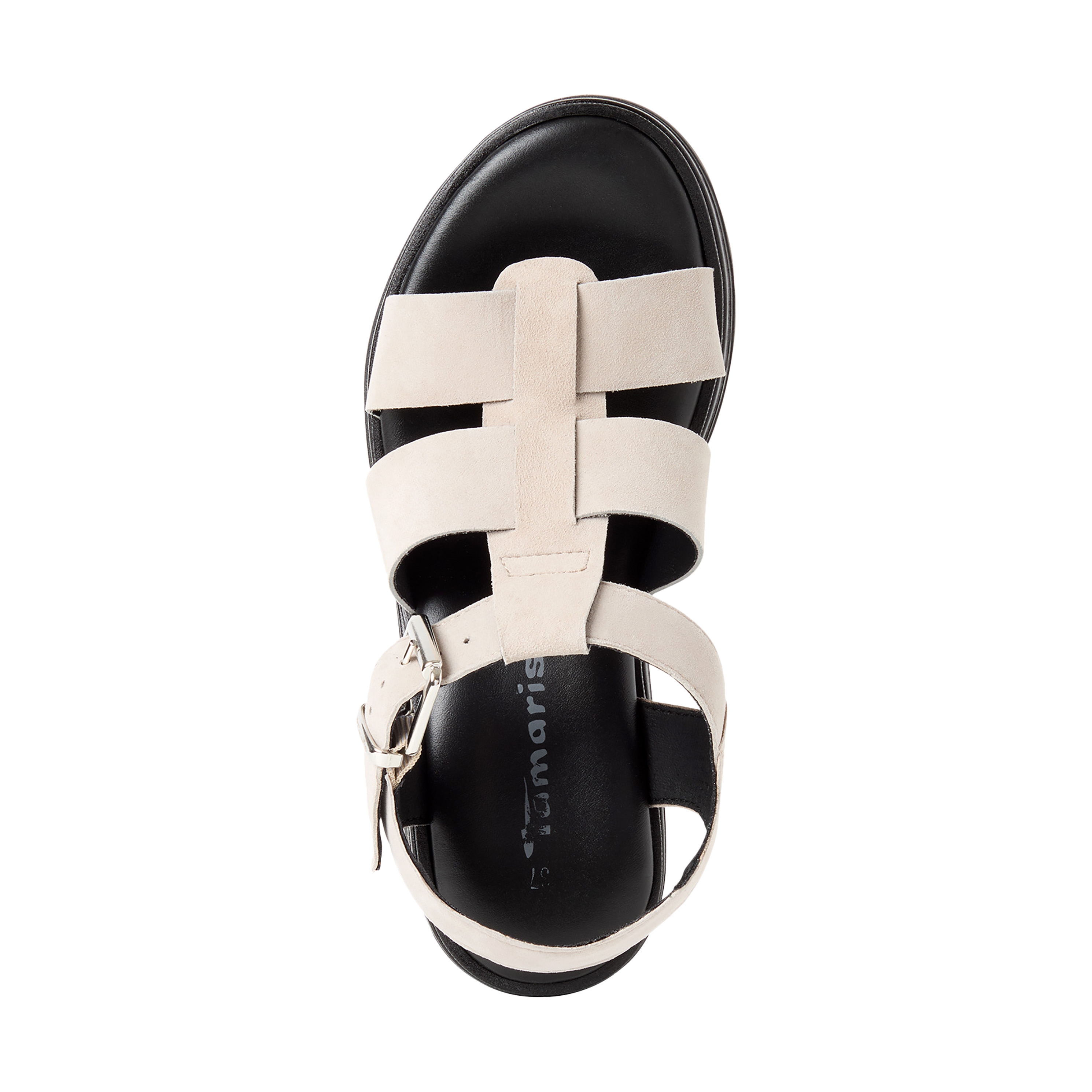 Leather heeled sandals | Brown TAMARIS Women