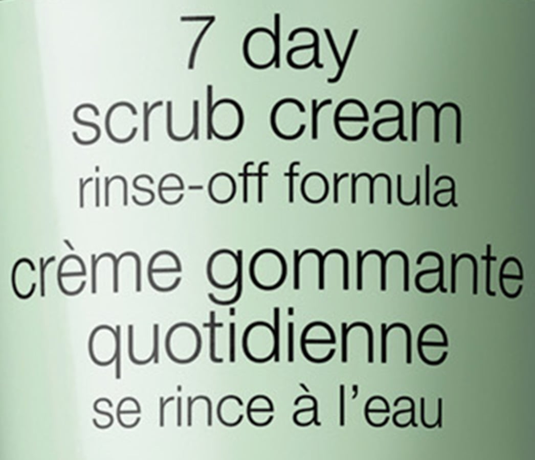 7 Day Scrub Cream Rinse Off Formula CLINIQUE No color