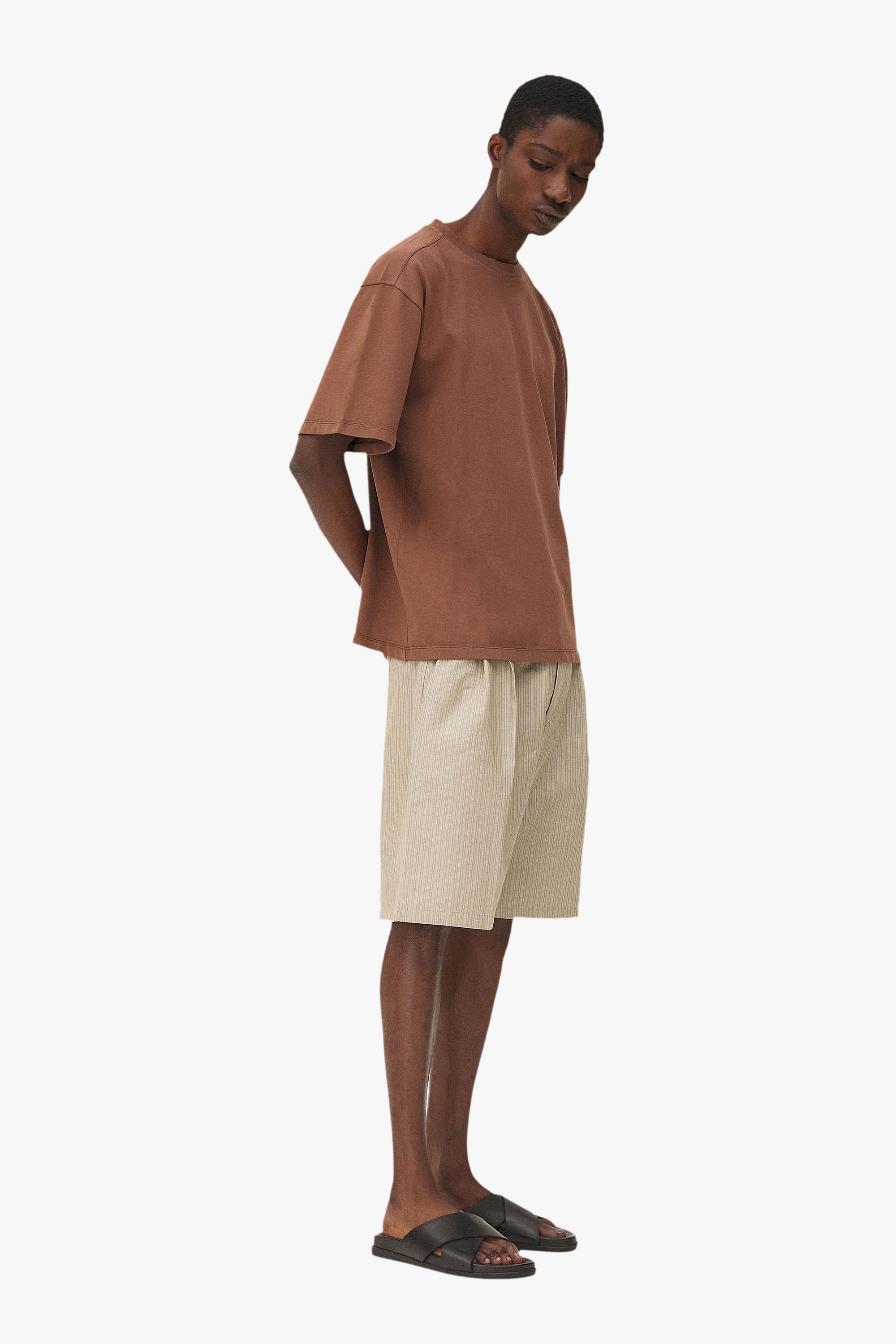 Oversized Gumi T-shirt Noyoco Brown