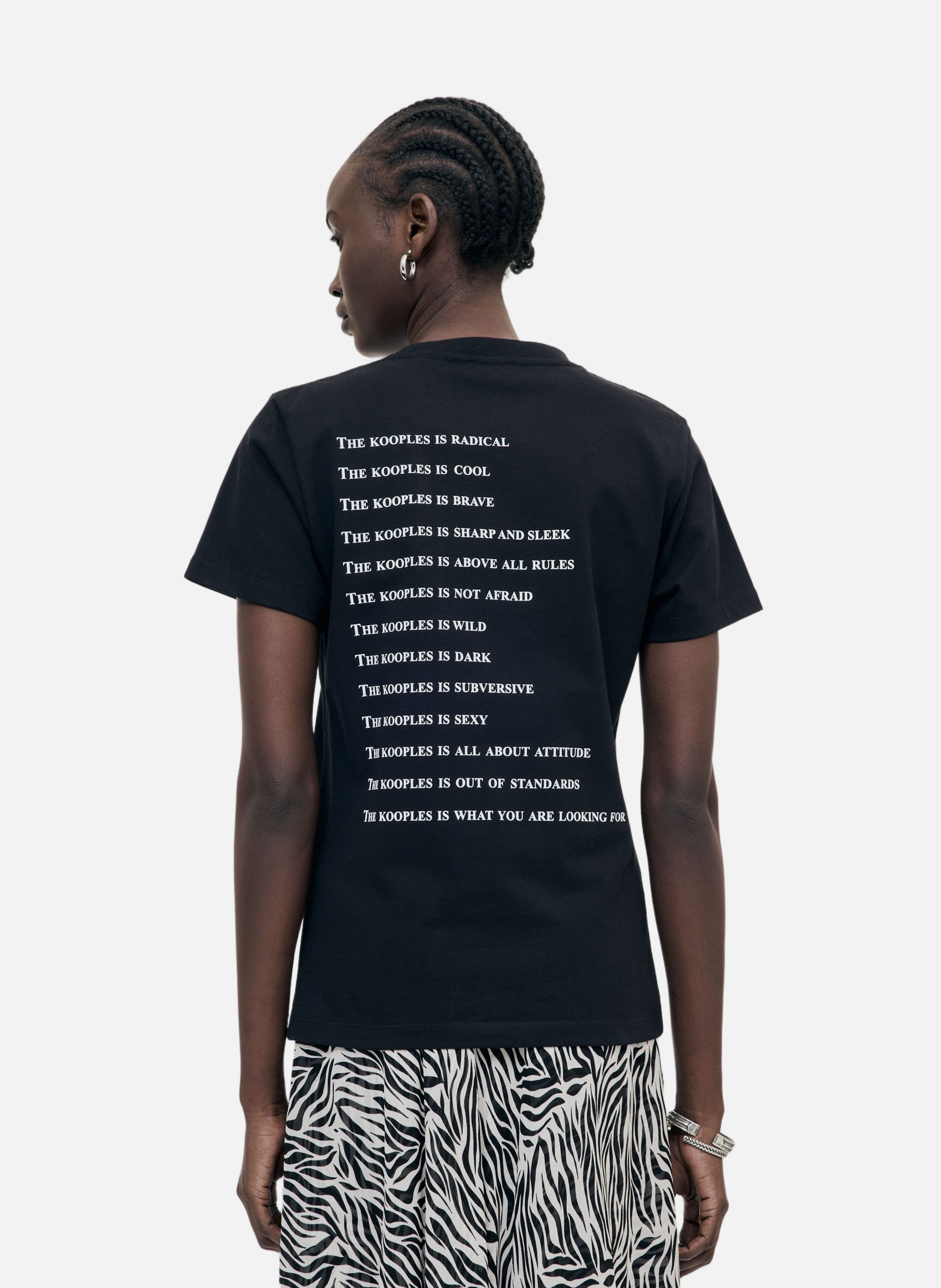 T-shirt THE KOOPLES Black