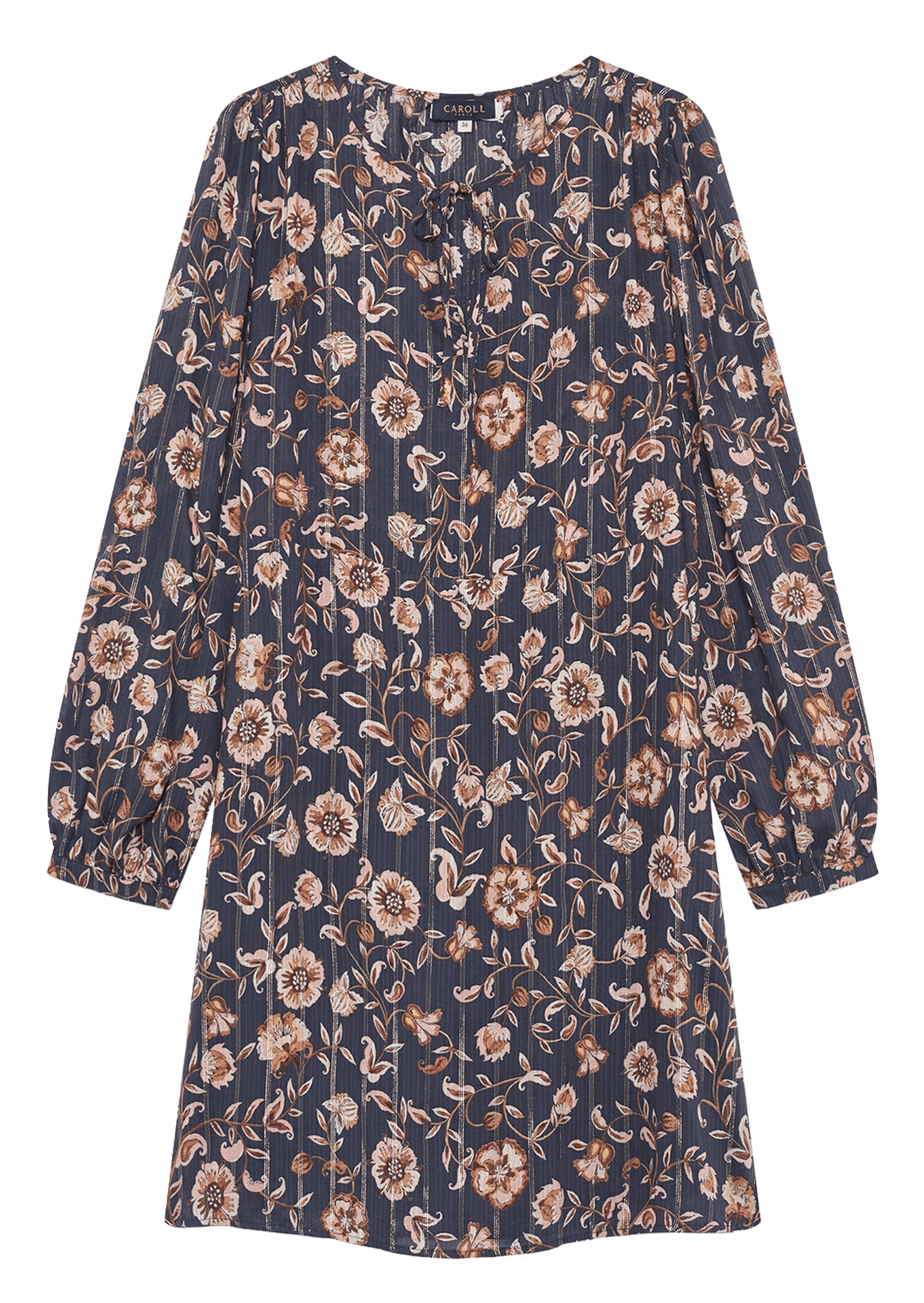 Bedrucktes Kurzkleid CAROLL Mehrfarbig