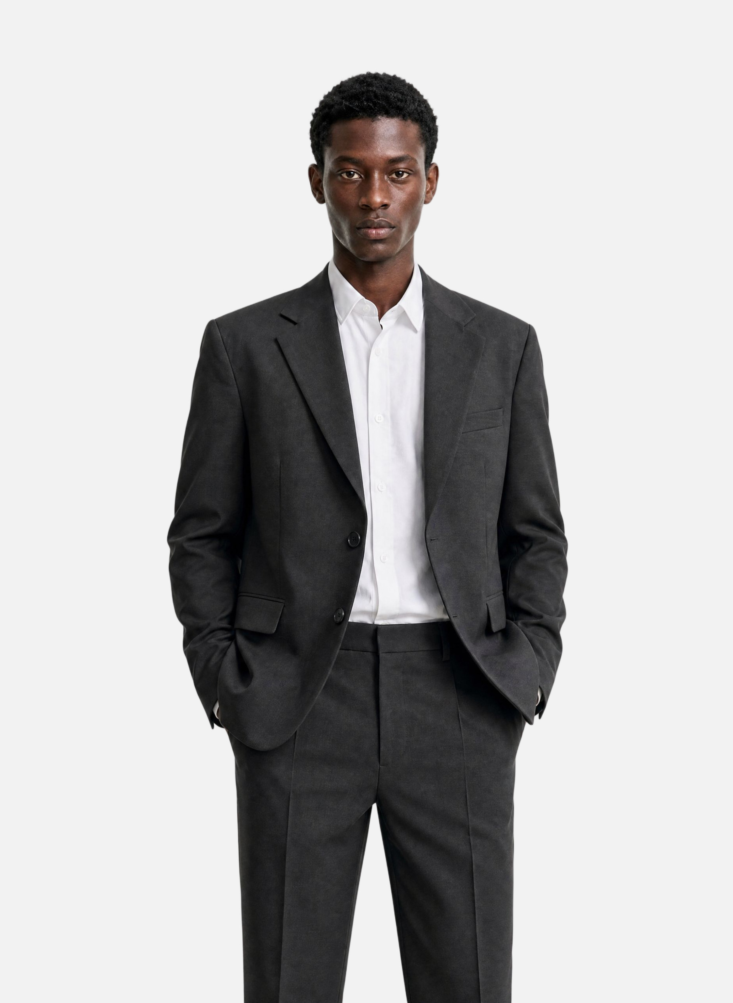 Navy wool suit jacket THE KOOPLES Grey
