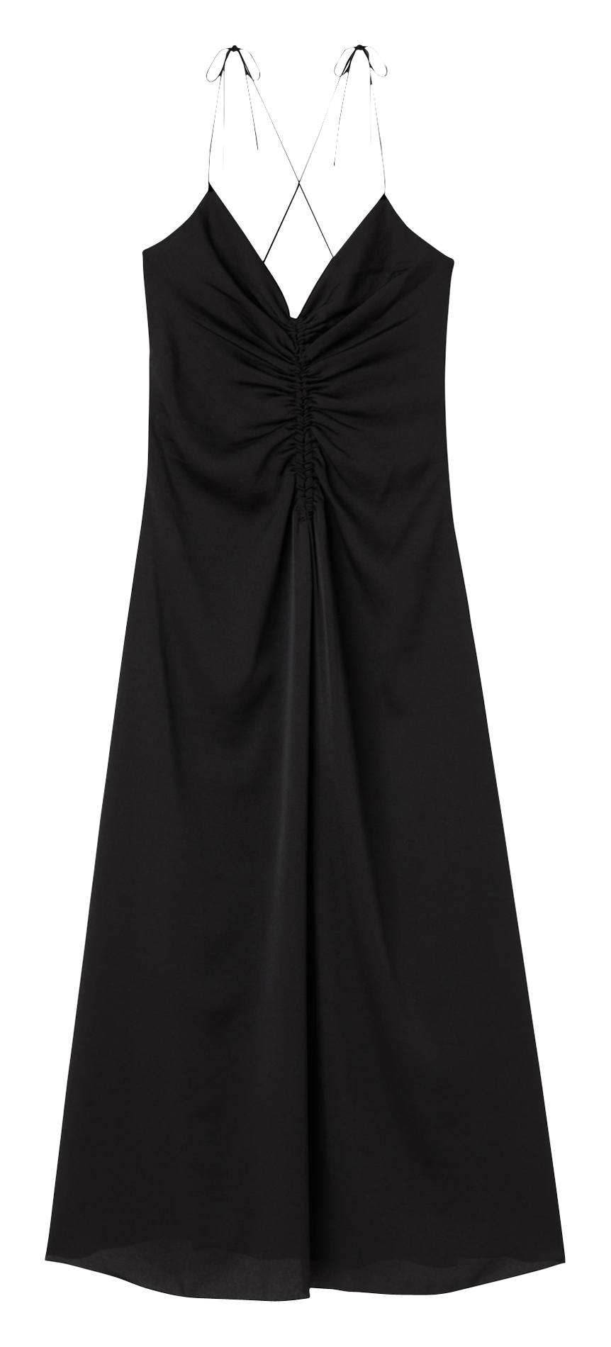 Lange, glanzende jurk ZwartSANDRO