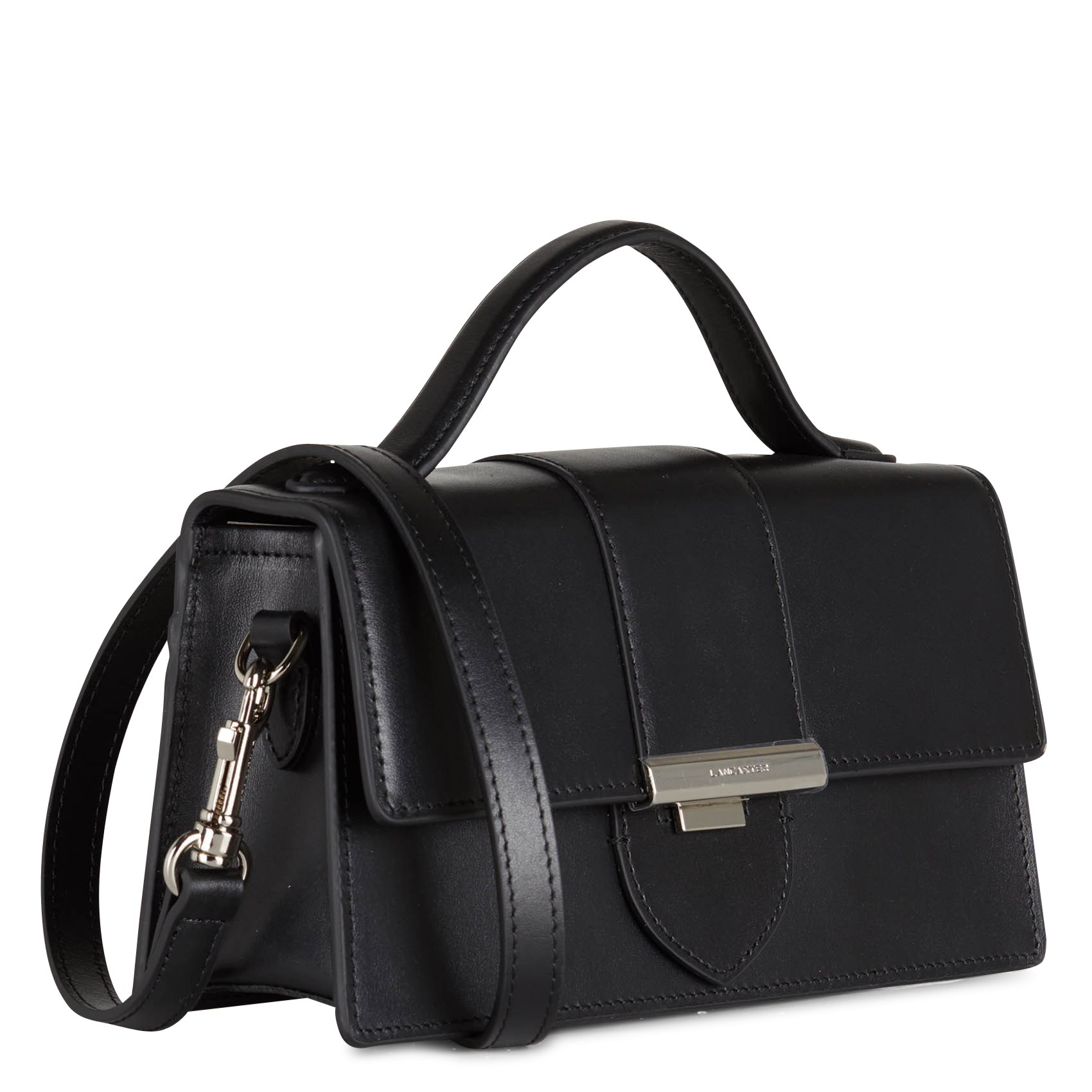 Sac à main en cuir LANCASTER PARIS Noir