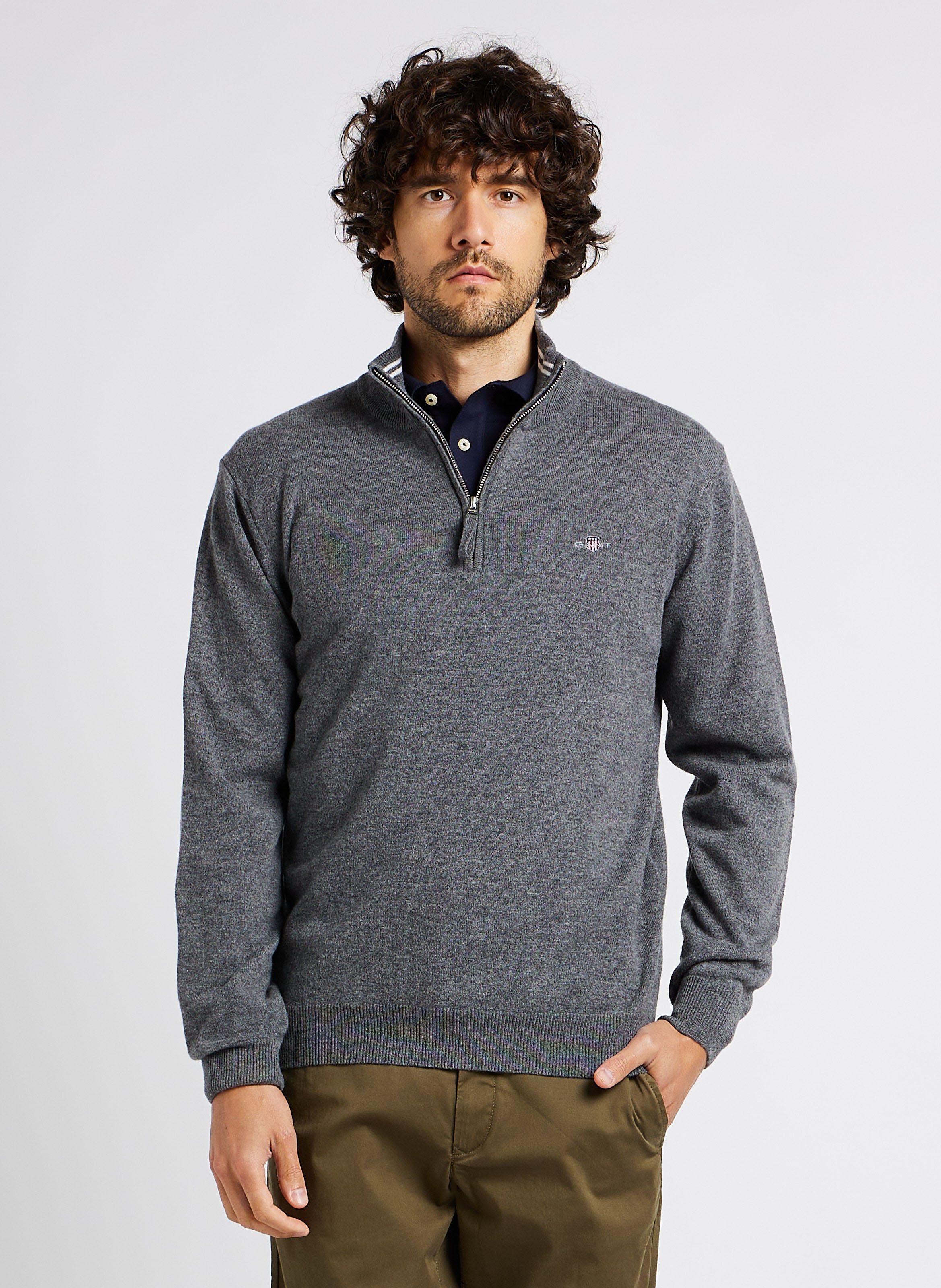 Pull gant zippé homme new arrivals