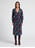 Long V-neck silk dress SOI PARIS