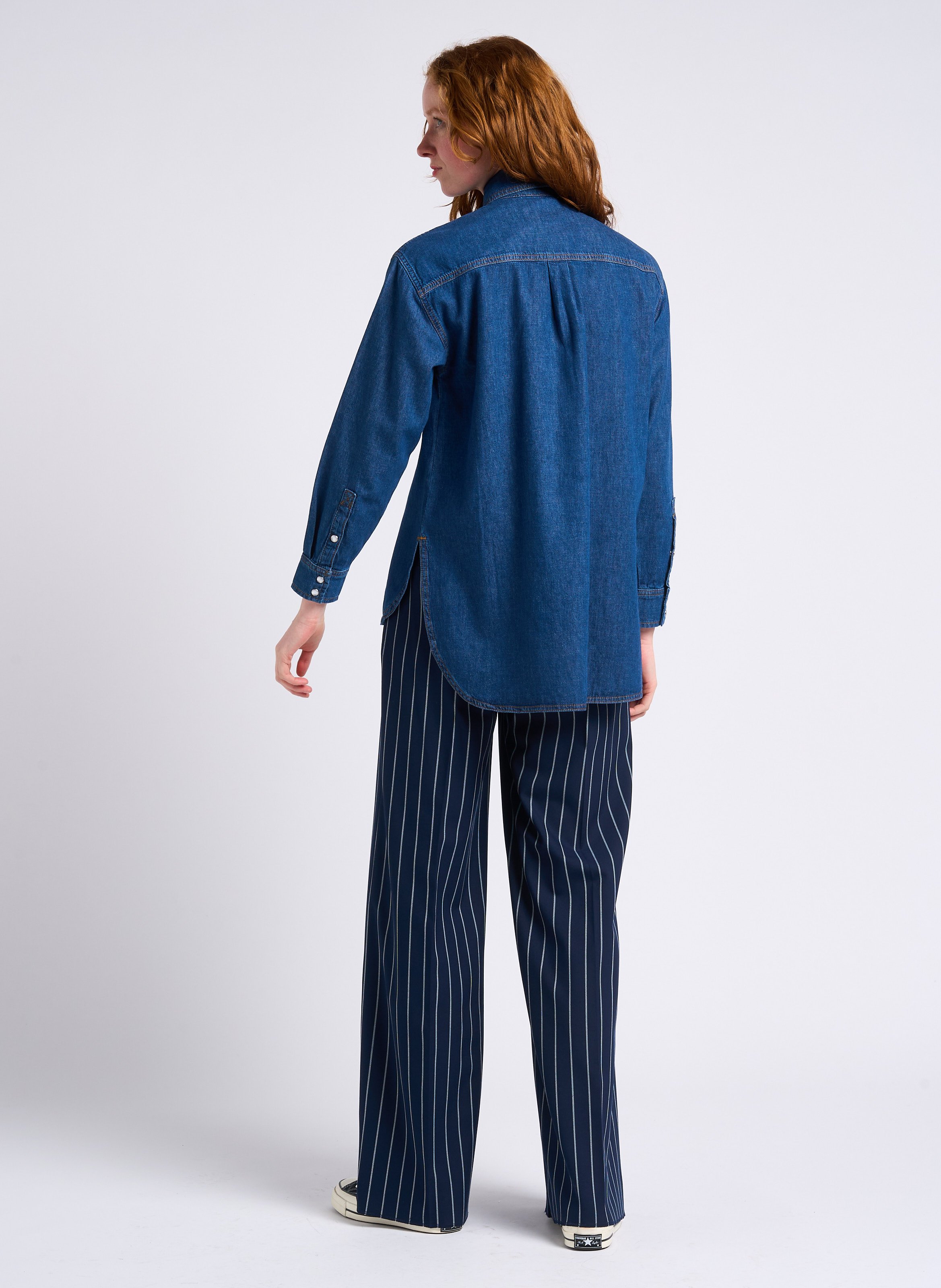 Surchemise col classique en jean  MAX&Co. Bleu