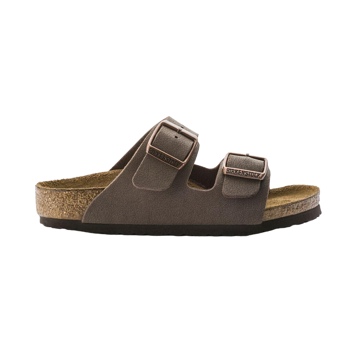 Faux leather sandals BIRKENSTOCK Brown