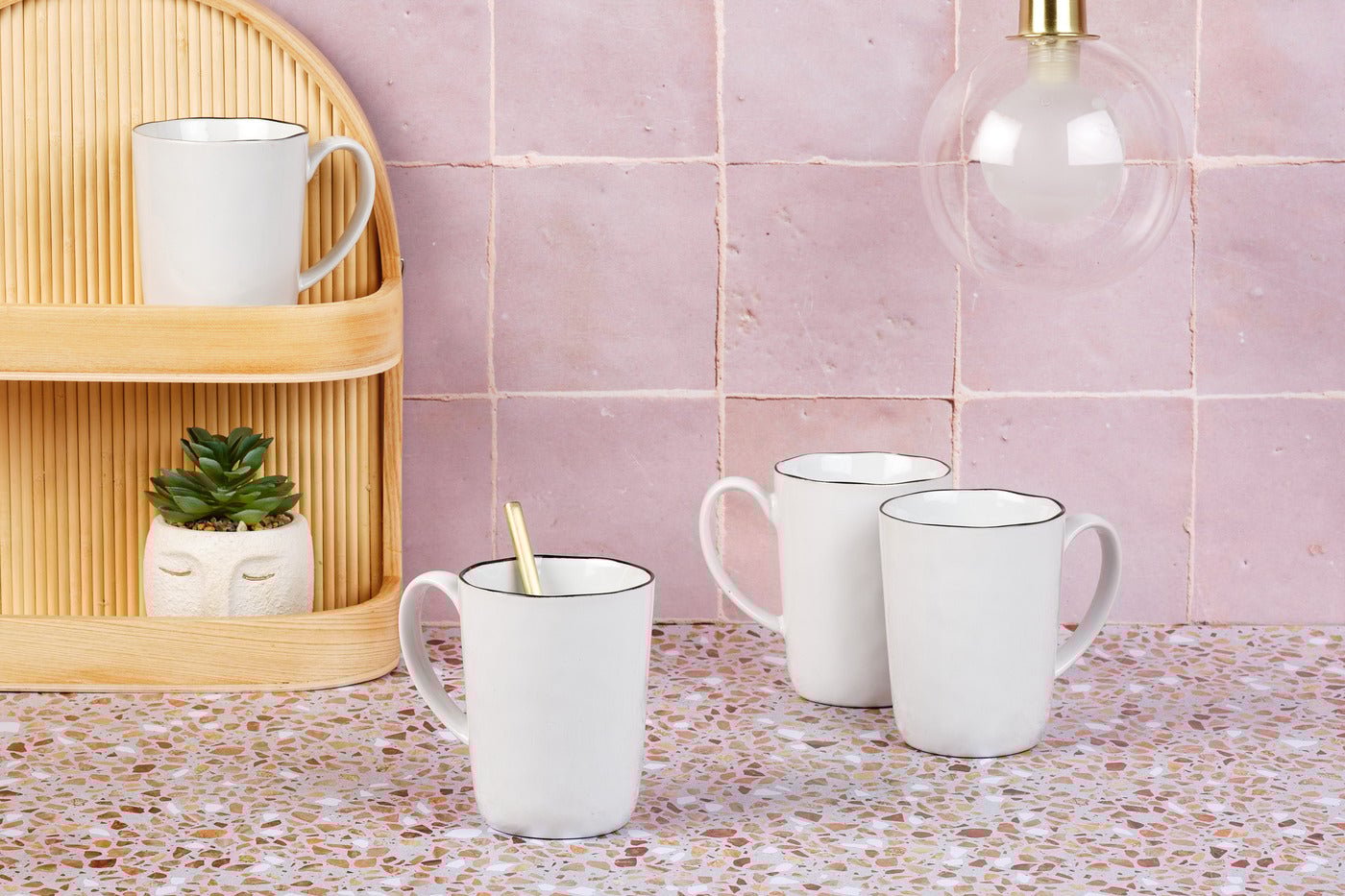 Pure Mug 40cl - Set of 4 - Snow White BJORN White