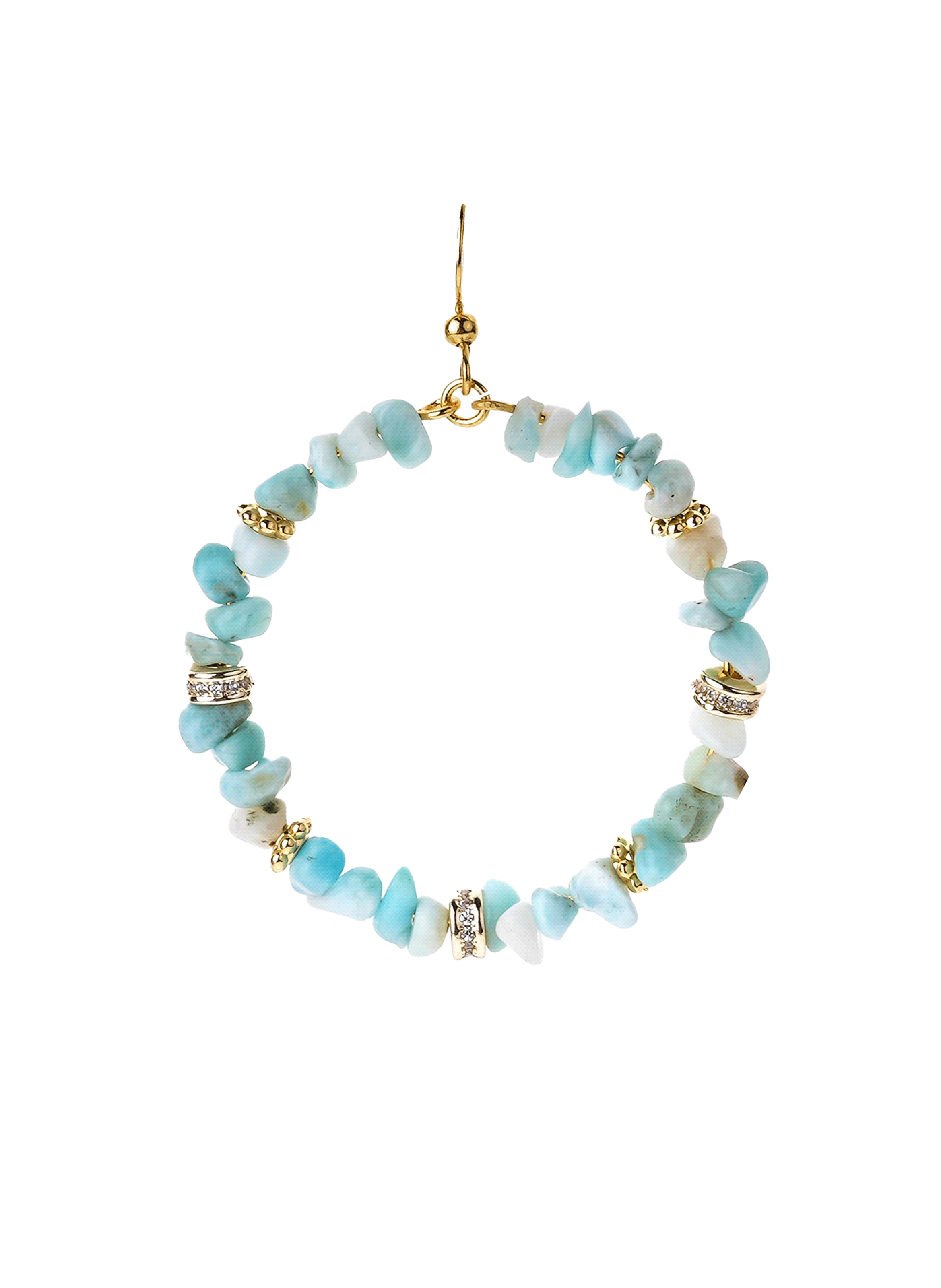 Earrings with beads for pierced ears HIPANEMA Blue