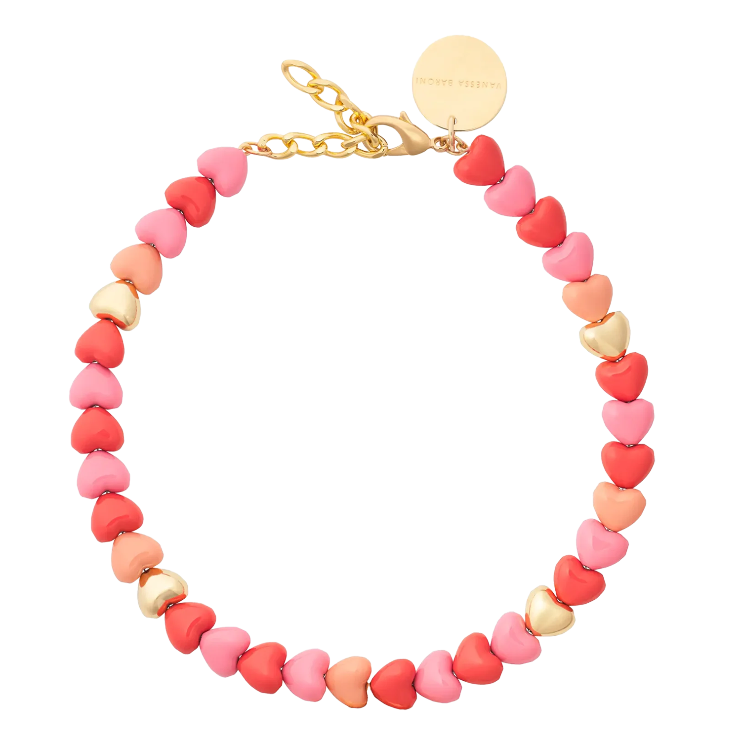 Perlenhalskette VANESSA BARONI Rosa