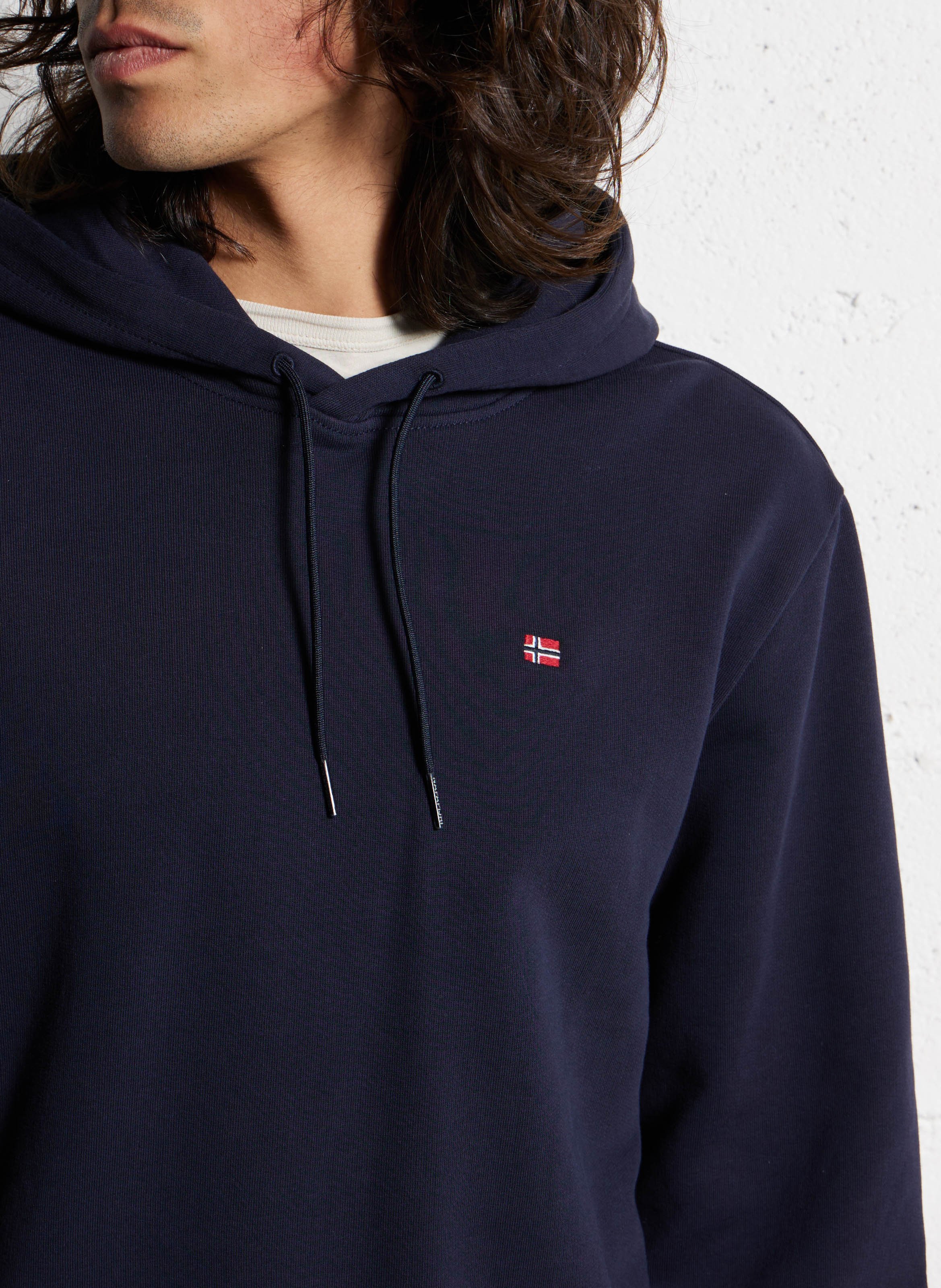 Sweat col rond à capuche NAPAPIJRI Bleu