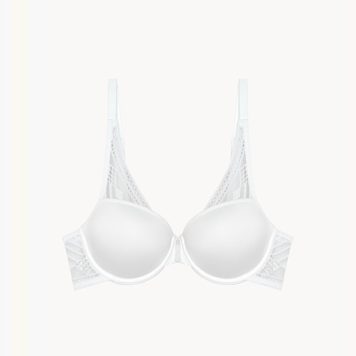 A Fleur De Toi demi-cup bra White