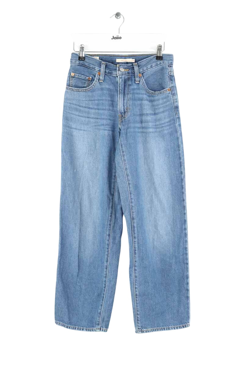 Cotton straight jeans LEVI'S - Seconde main Blue