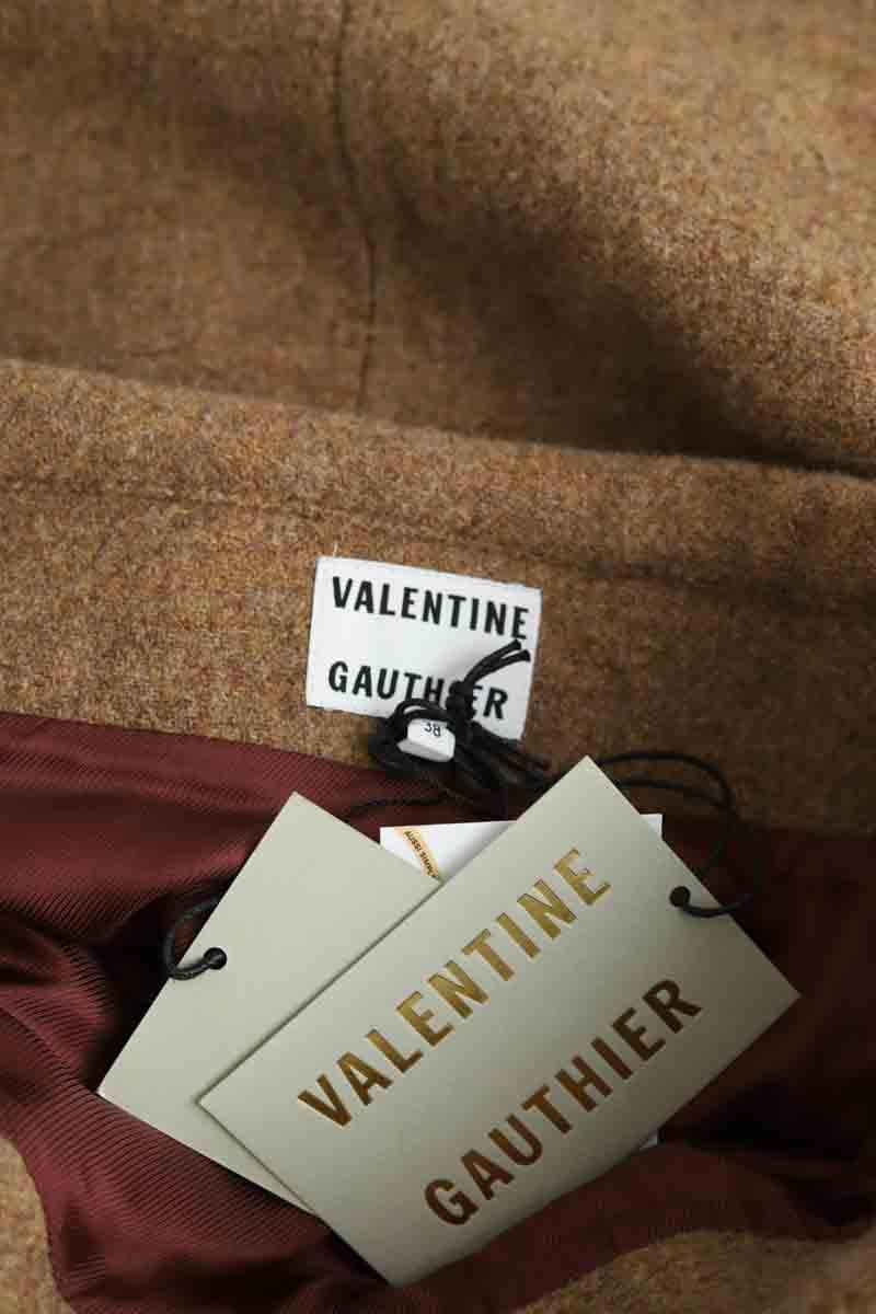 Wool mini skirt VALENTINE GAUTHIER- SECONDE MAIN Brown