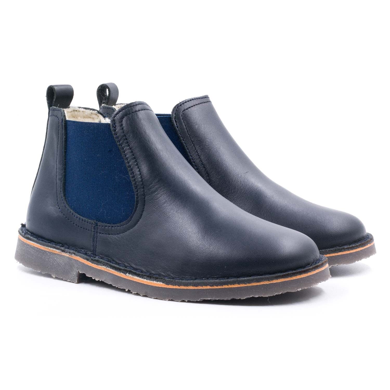 Fur-lined boots Boni & Sidonie Blue