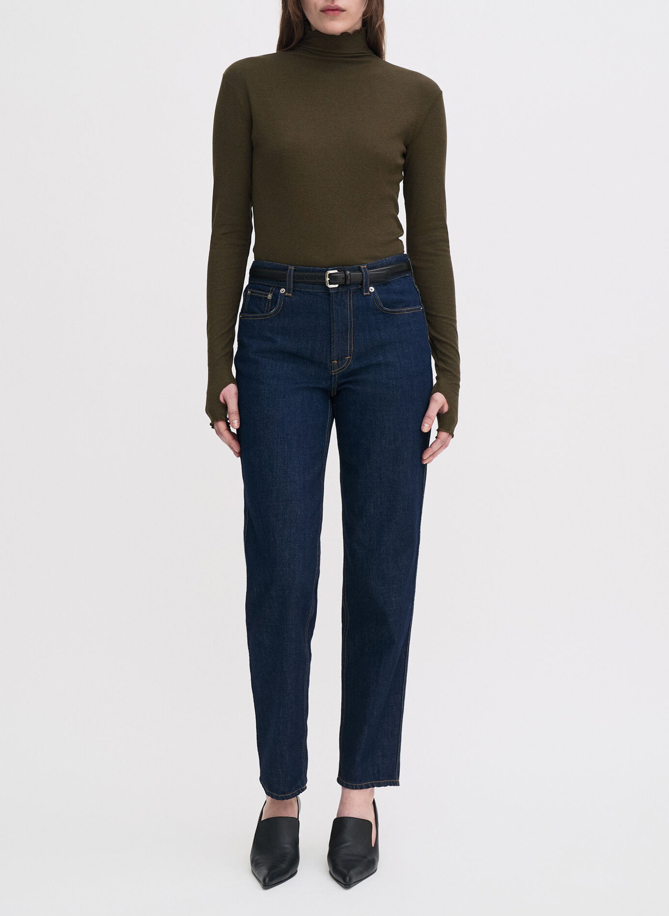 Pull col roulé  FILIPPA K Kaki