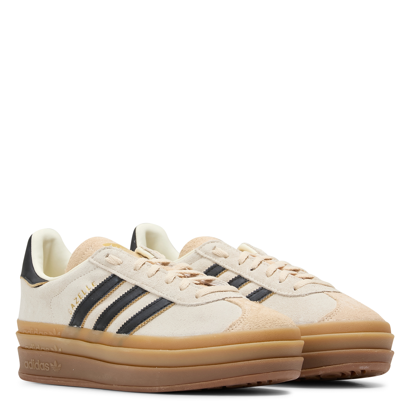 Leather low-top sneakers ADIDAS Beige