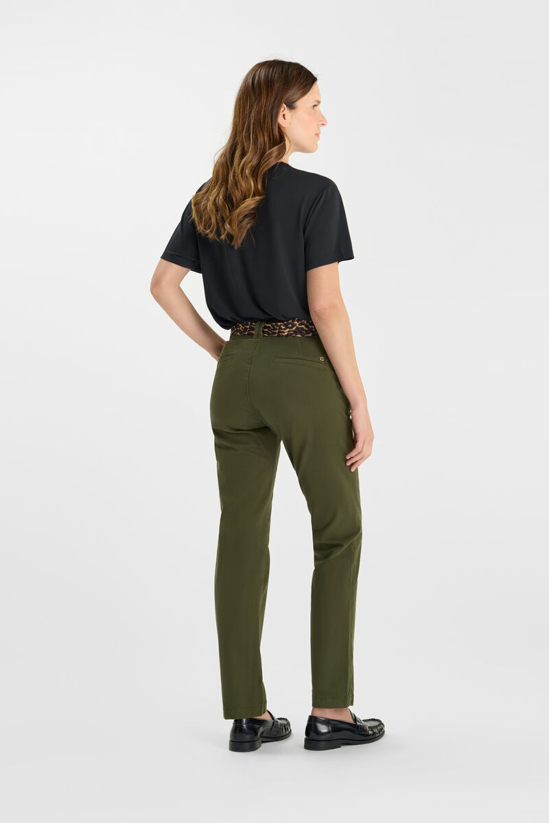 Carrot trousers LE TEMPS DES CERISES Green