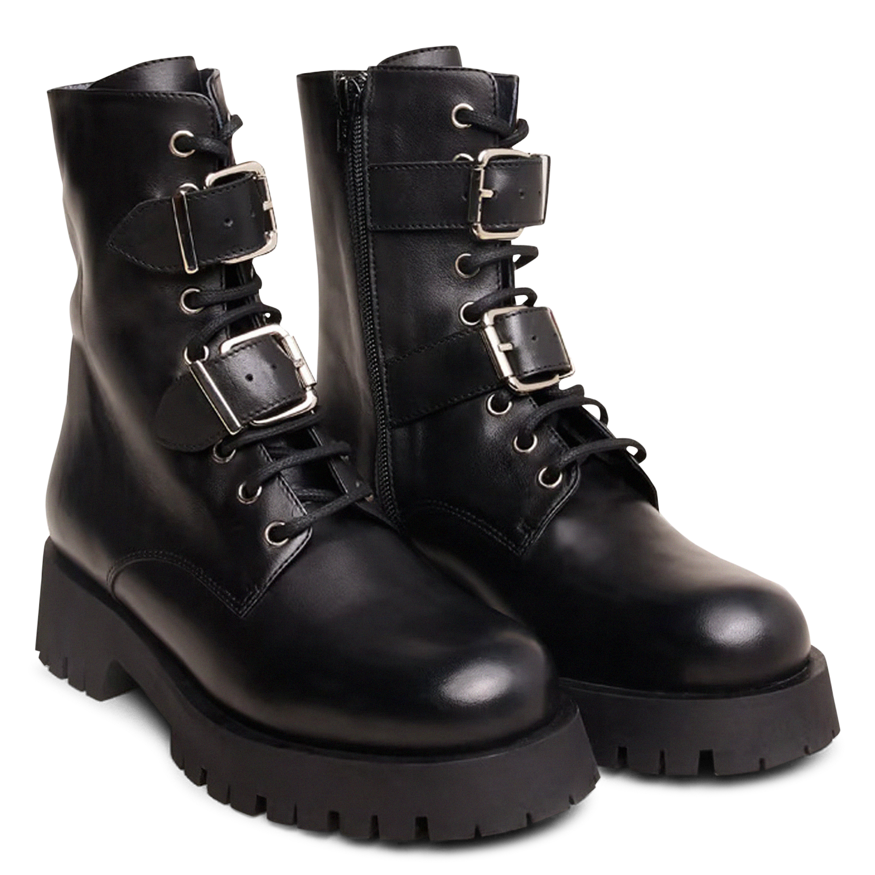 Albert leather boots JONAK Black