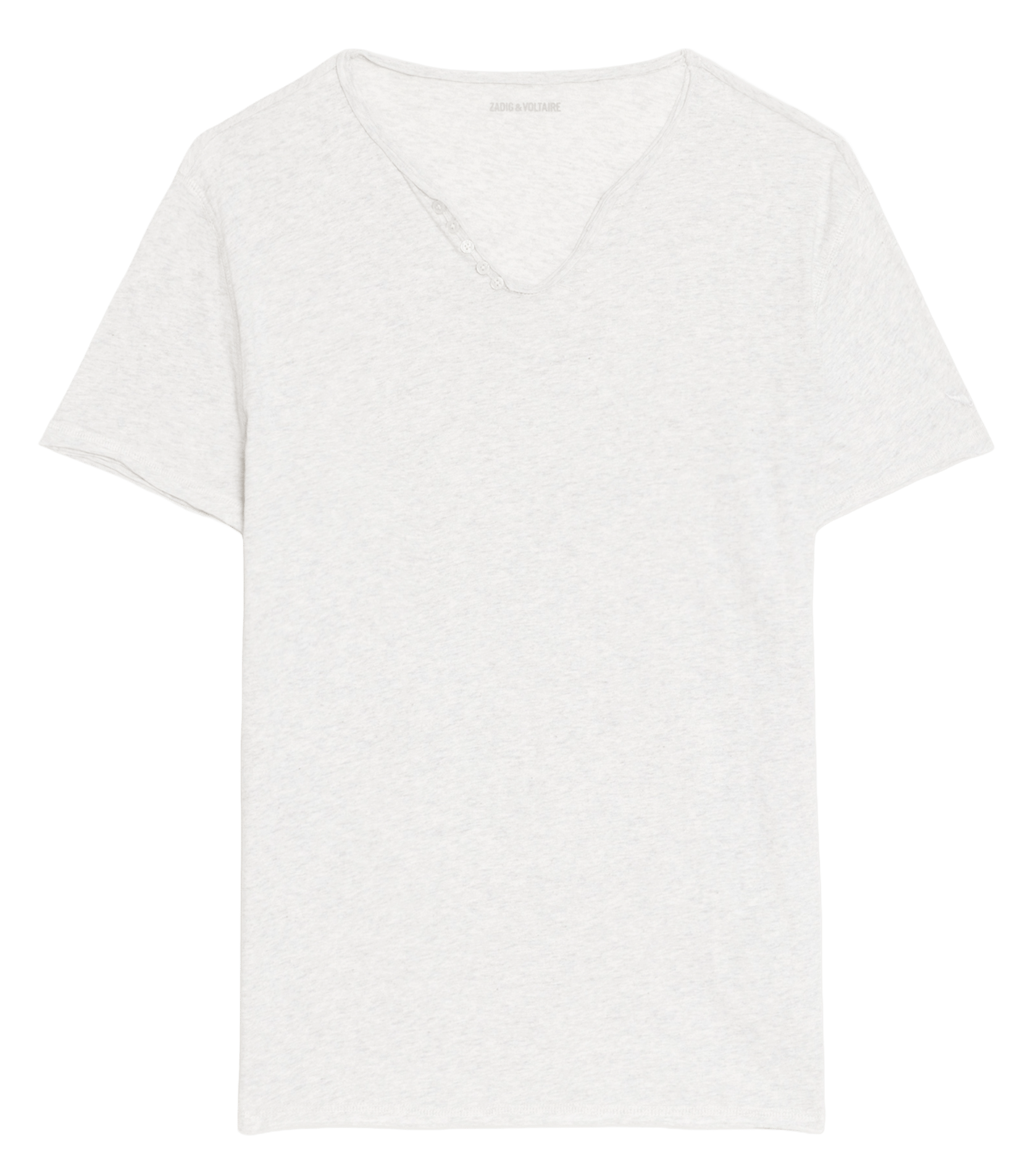 Gerade geschnittenes T-Shirt aus Baumwolle ZADIG&VOLTAIRE Grau