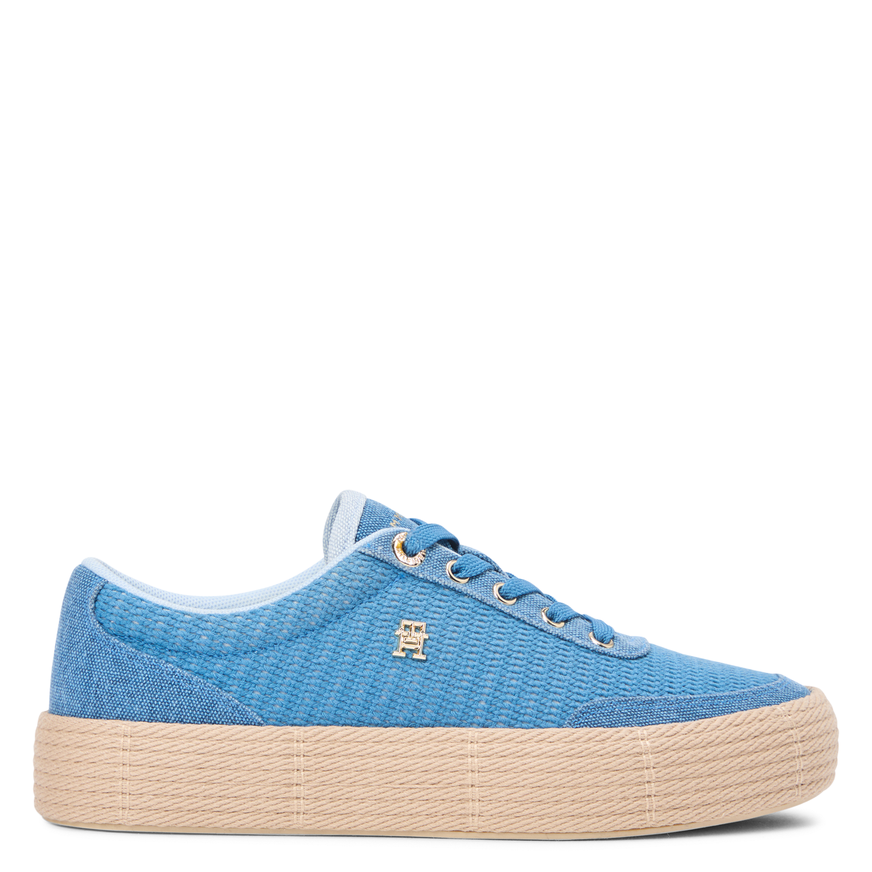 Plain low-top cotton sneakers TOMMY HILFIGER