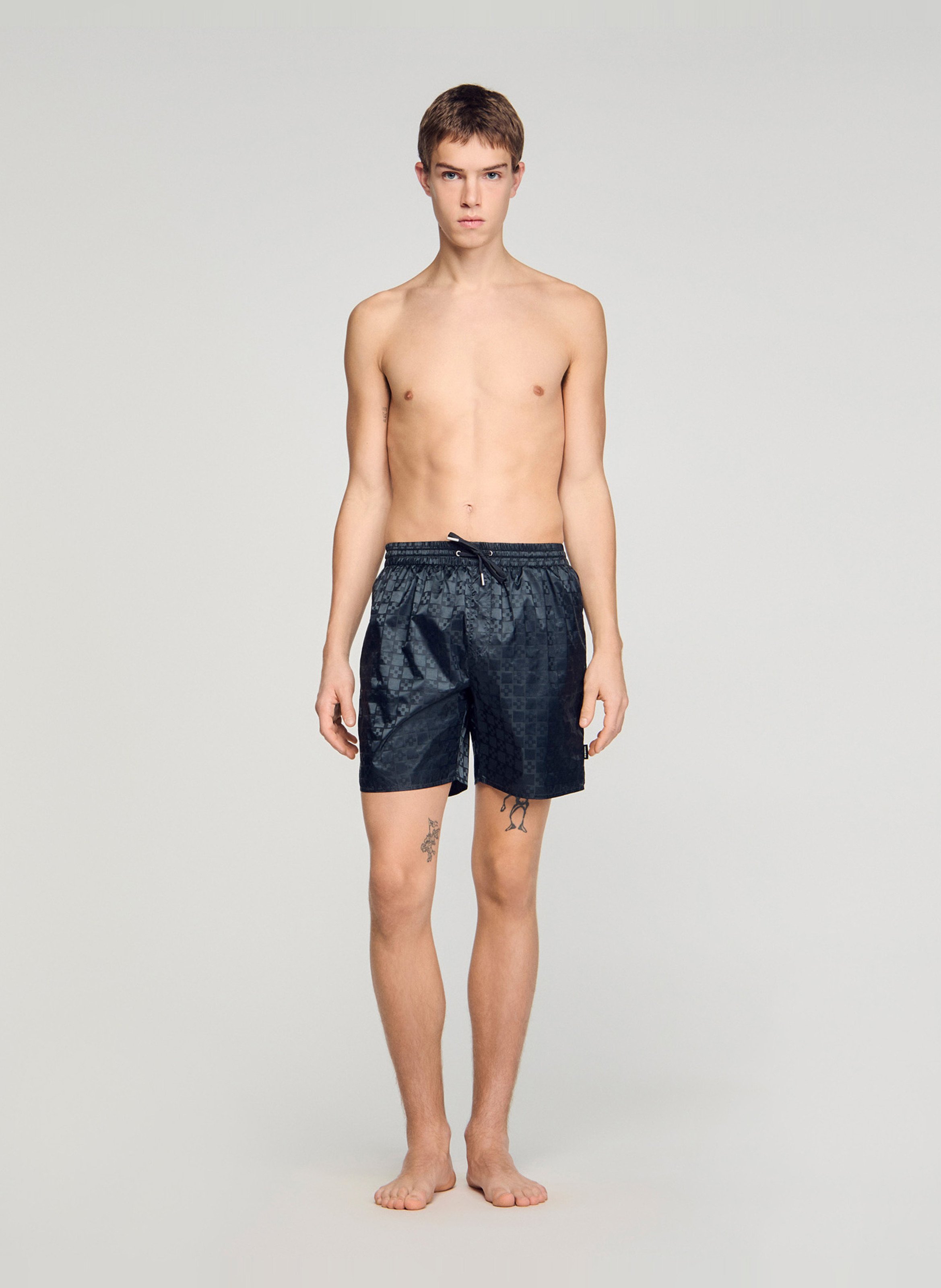 Flowing swim shorts SANDRO Grey