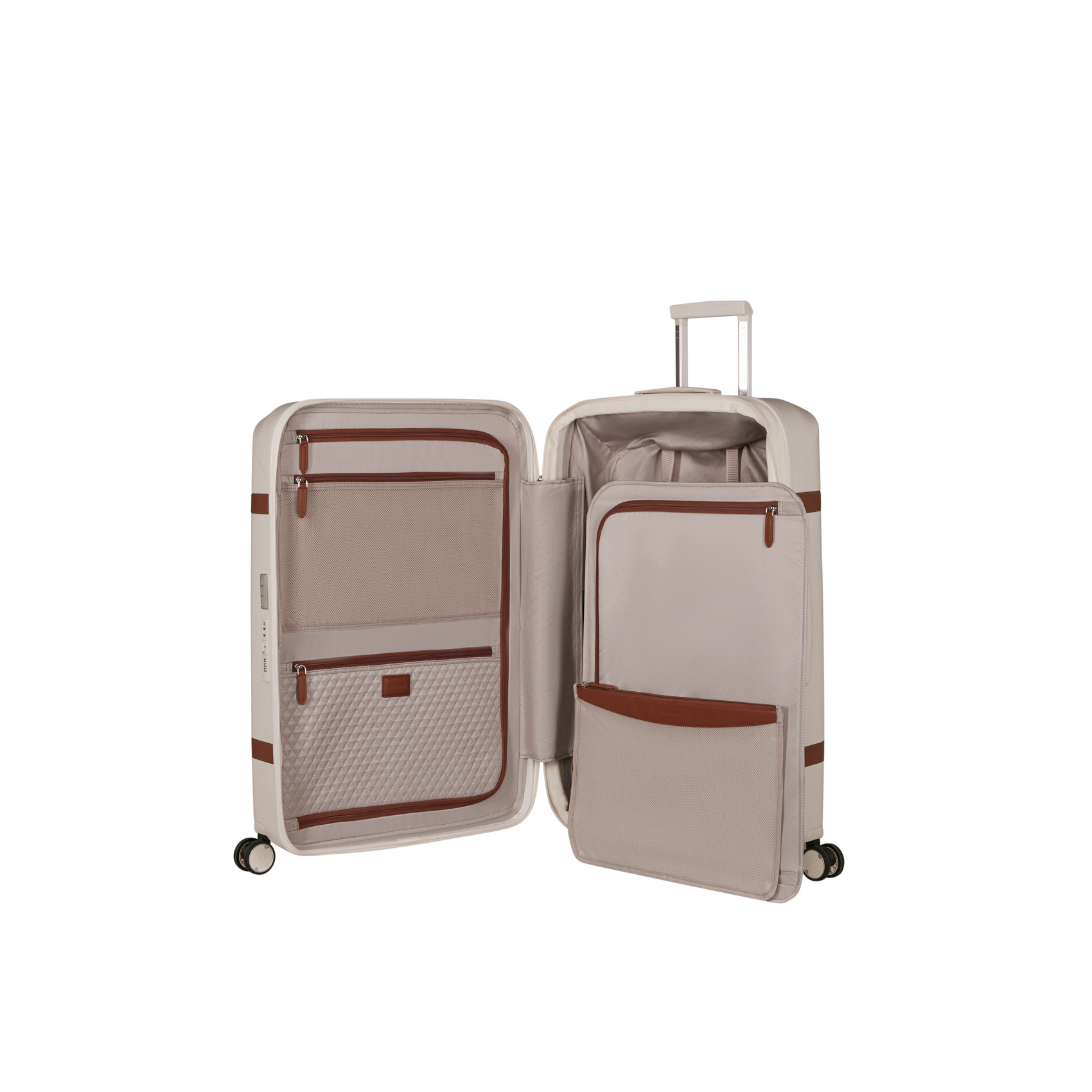 Image valise 4 roues taille l SAMSONITE Beige