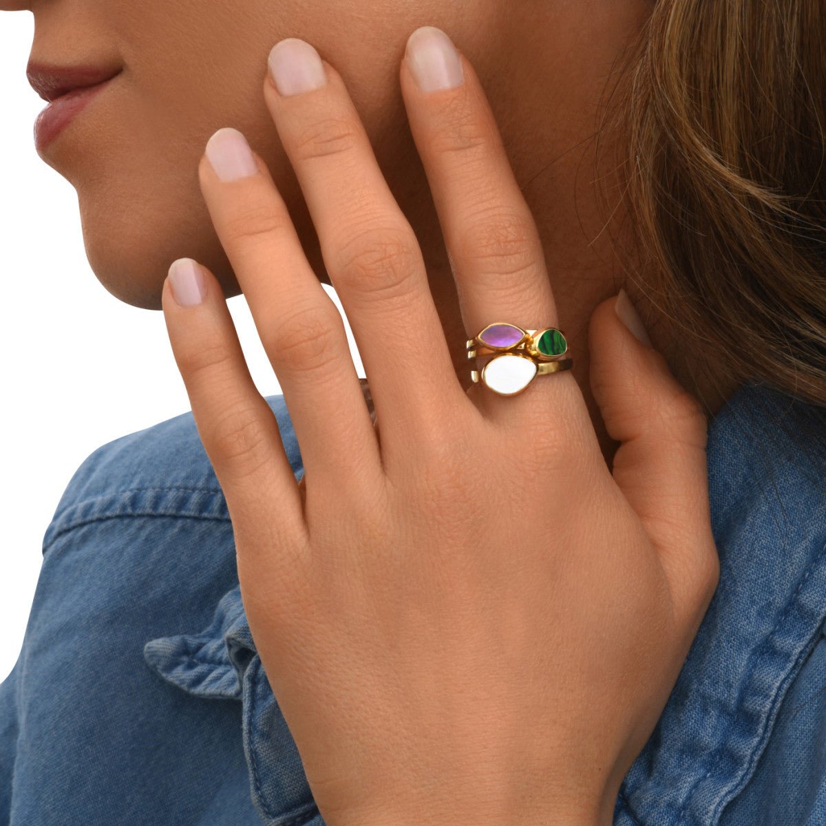 Bague SATELLITE PARIS Vert