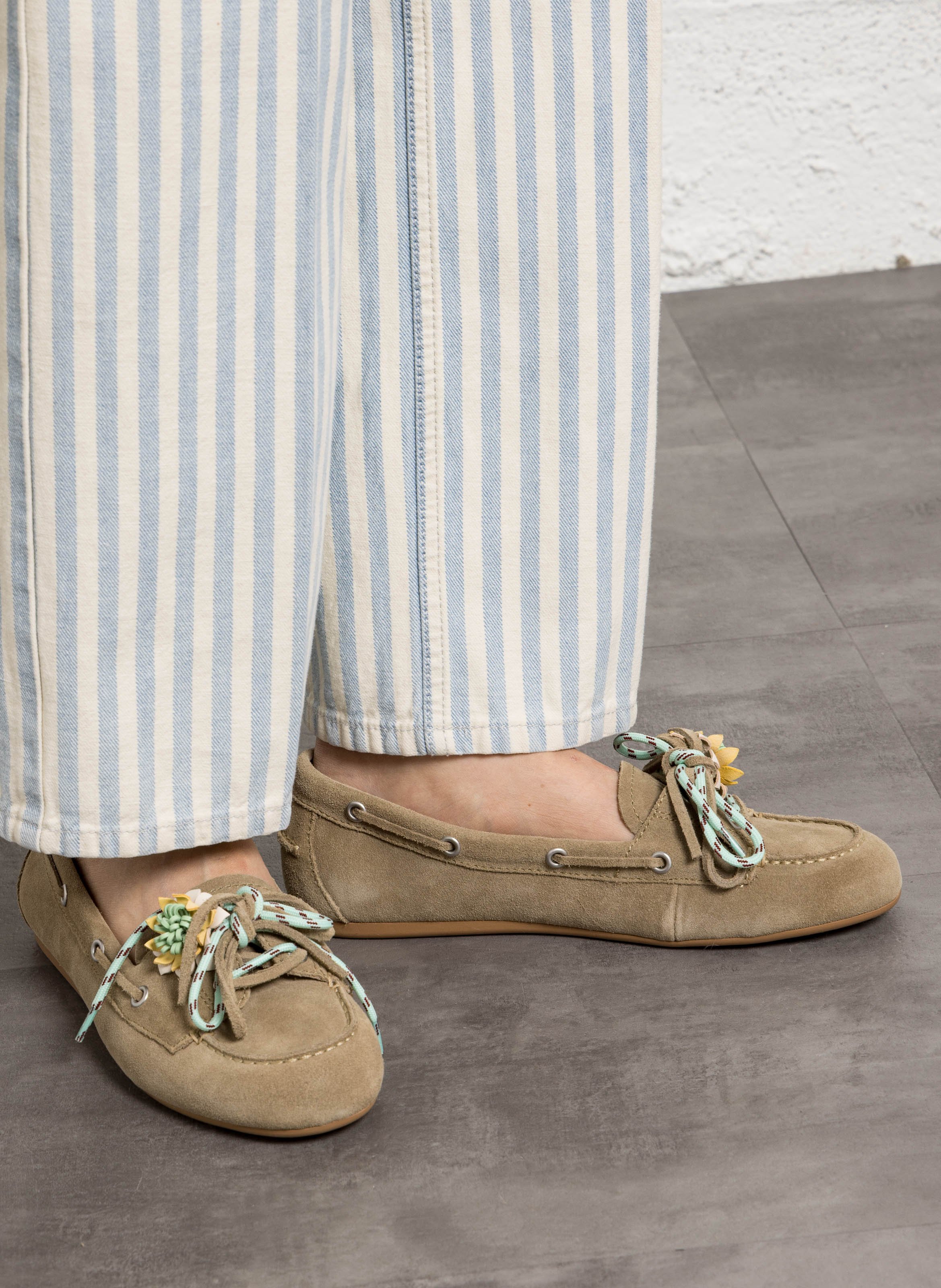 Mocaasins en cuir BIBI LOU Beige