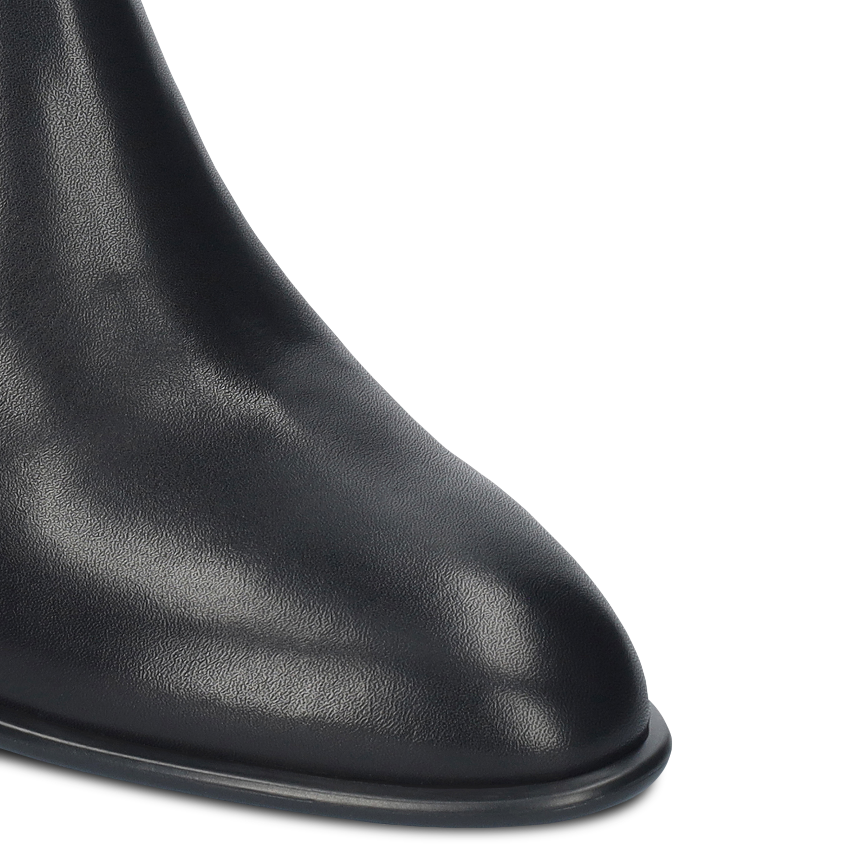 Lederstiefeletten mit Reißverschluss BIBI LOU Schwarz
