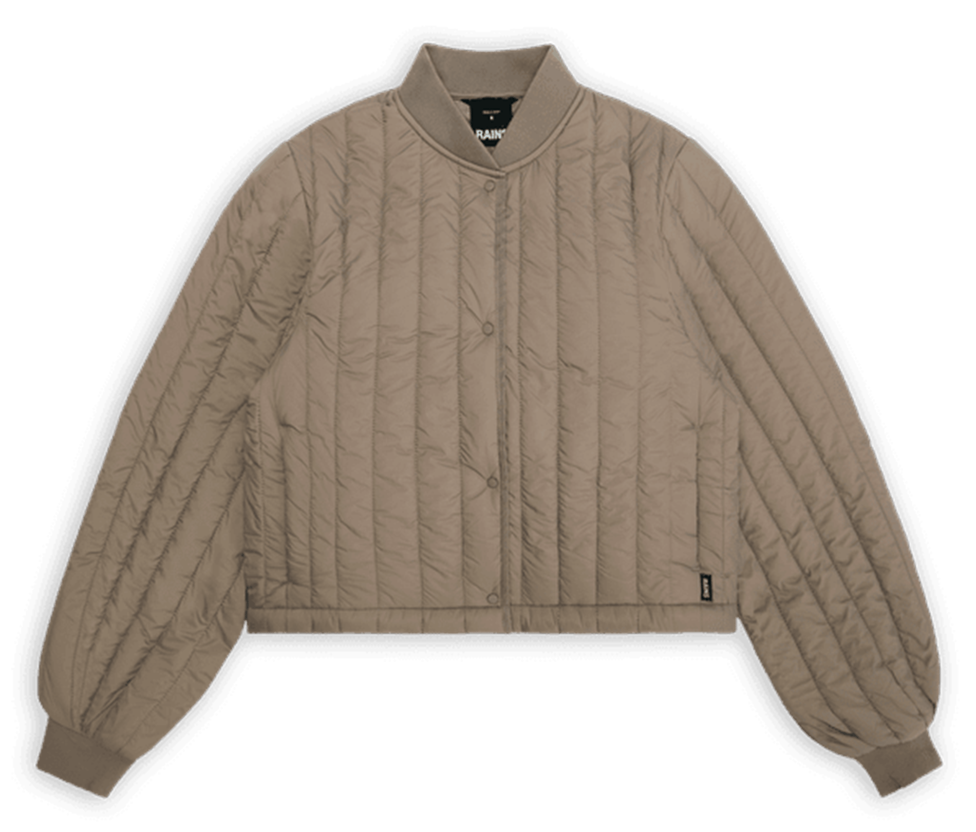 Quilted solid straight jacket RAINS