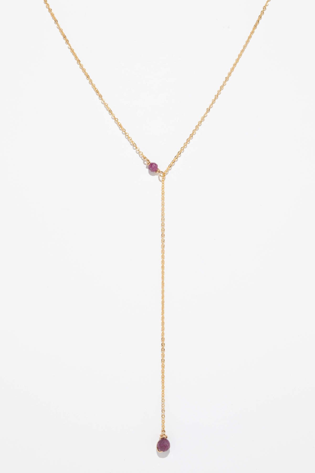 Vice Versa Necklace - Ruby YAY Pink