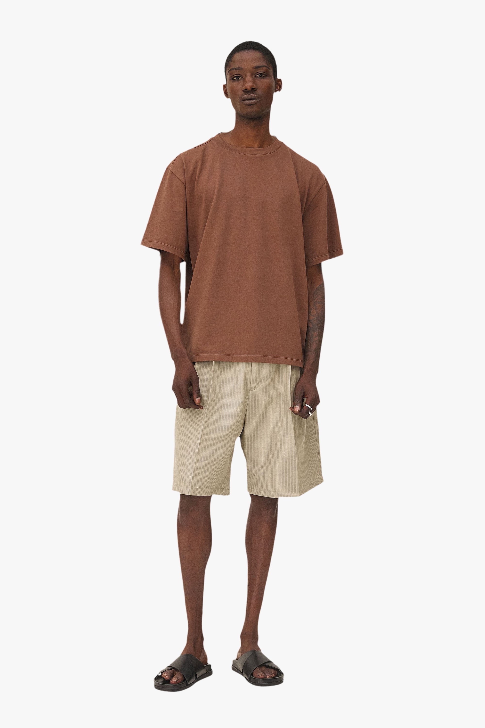 Oversized Gumi T-shirt Noyoco Brown